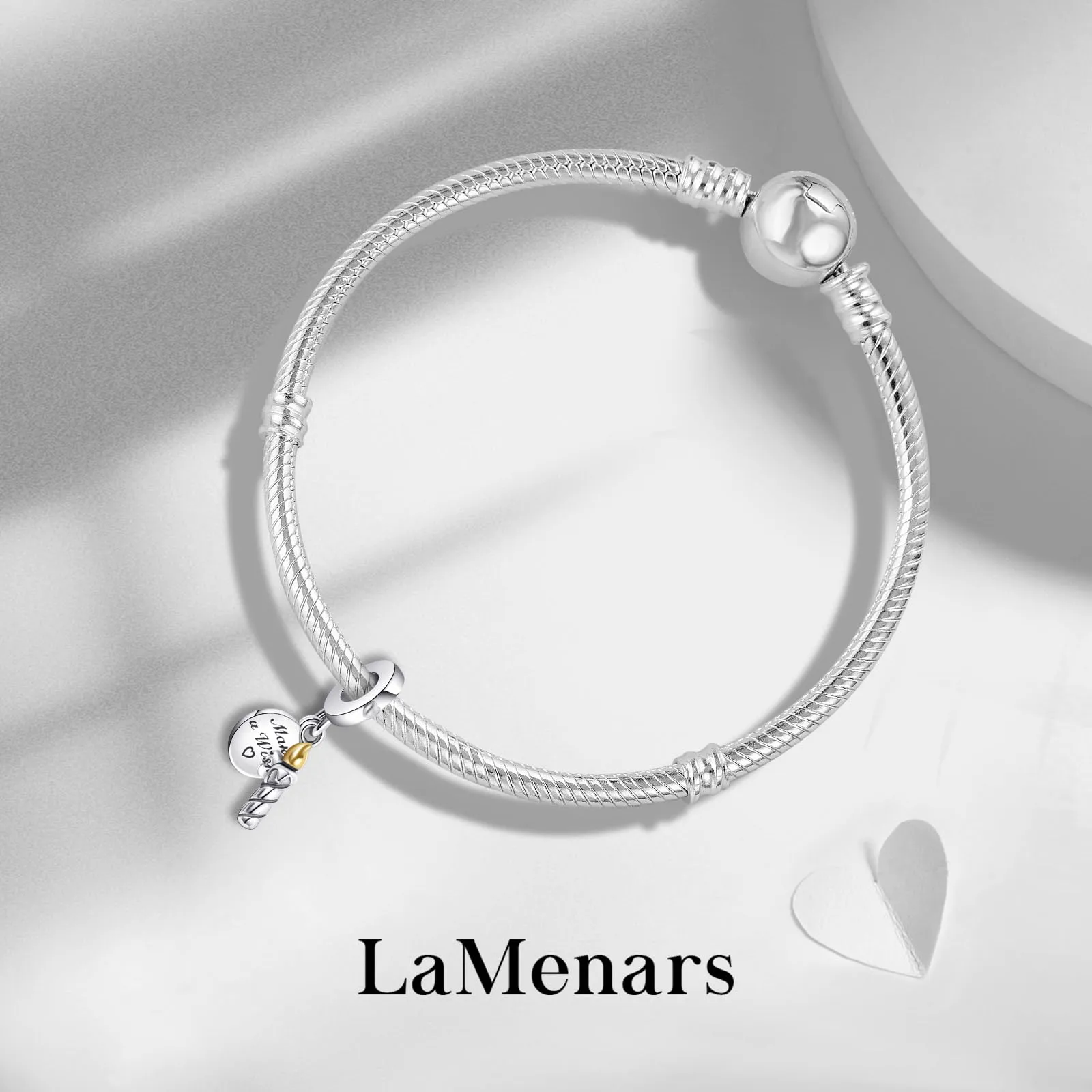 LaMenars Ciondoli in Argento Sterling 925 per Bracciali e Collane da Donna - immagine 2