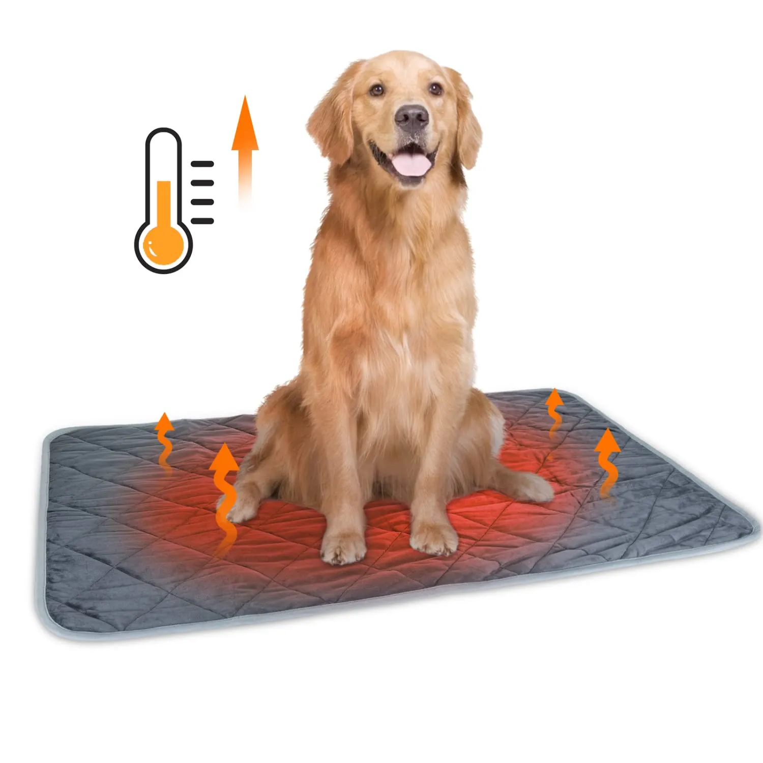 Nobleza Tappetino Autoriscaldante per Gatti e Cani 115x72 cm, Lavabile - immagine 1