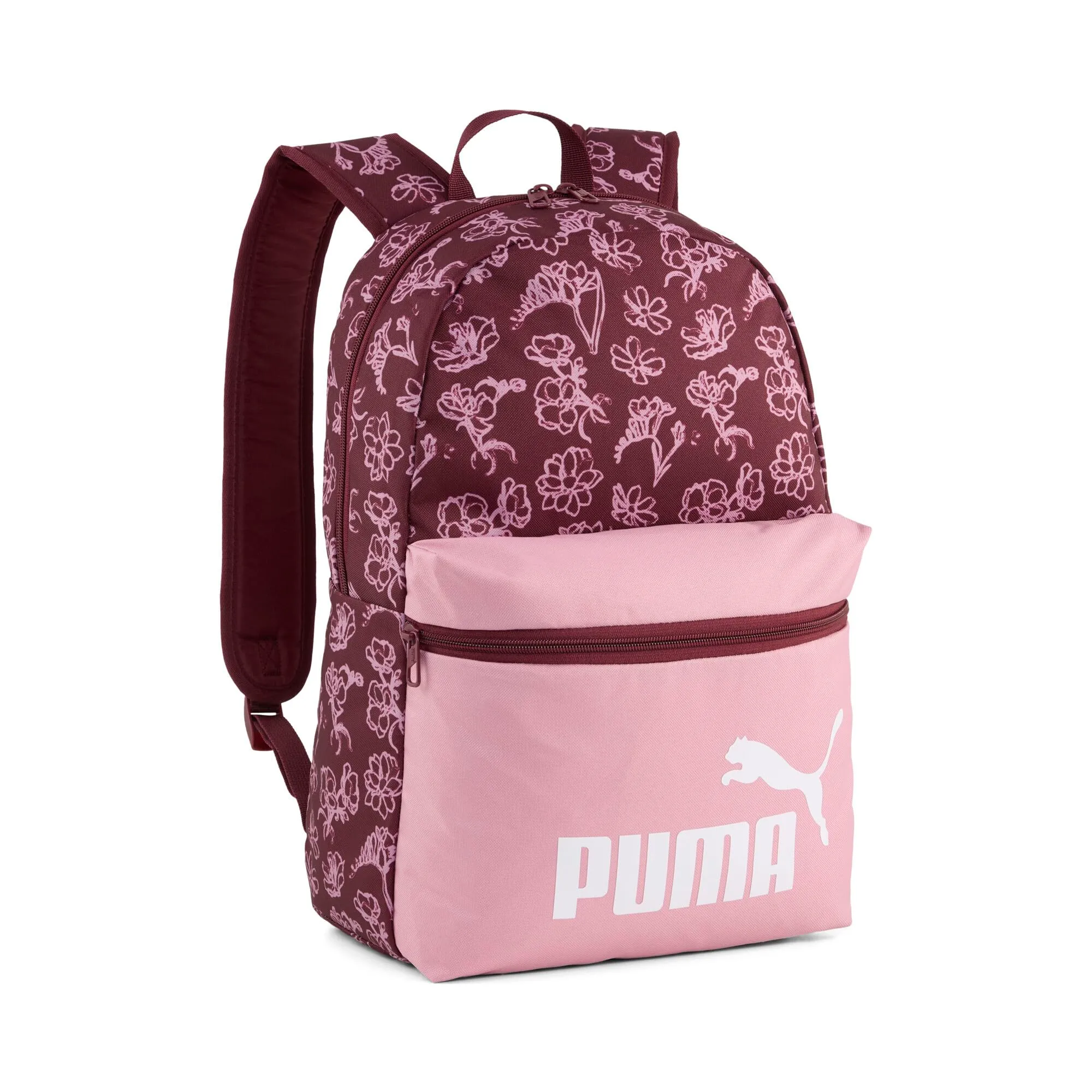 PUMA Phase Aop Classic Backpack - Poised Pink Floral - immagine 1