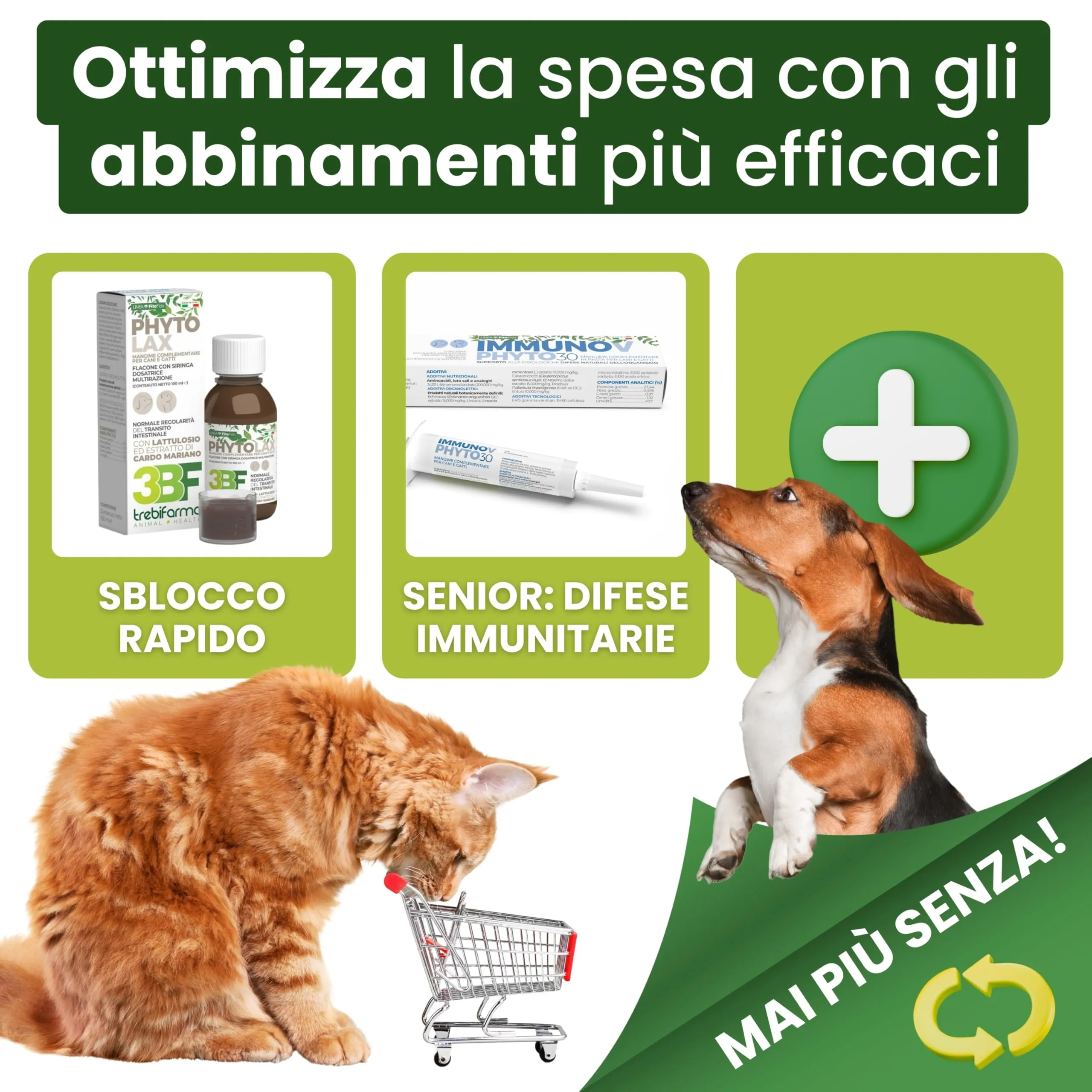 Trebifarma Fibrasol GG per la Regolarità Intestinale di Cani e Gatti, 100g - immagine 6