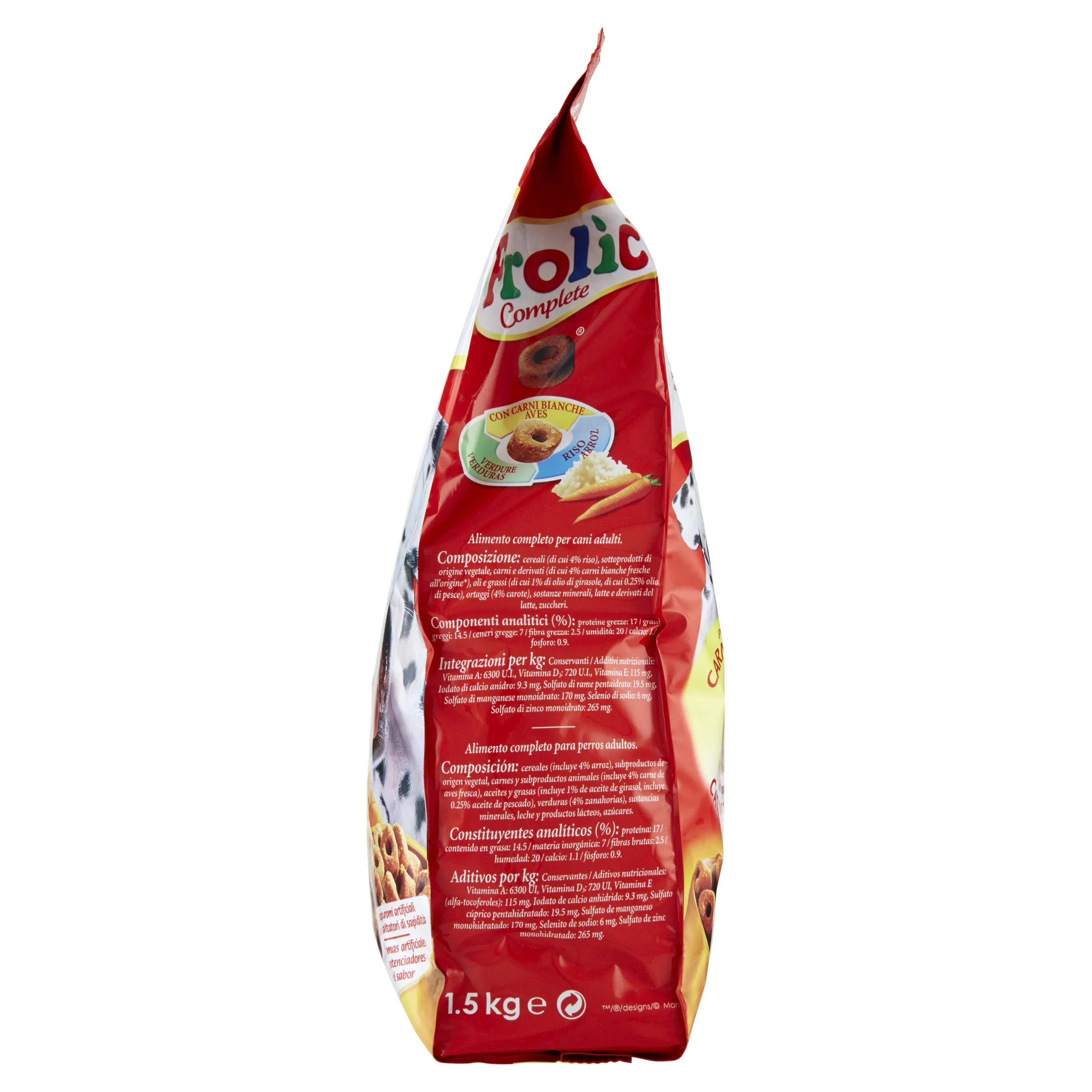 Frolic Complete Cibo per Cane con Pollame, Verdure e Riso 1,5 kg (5 Sacchi) - immagine 3