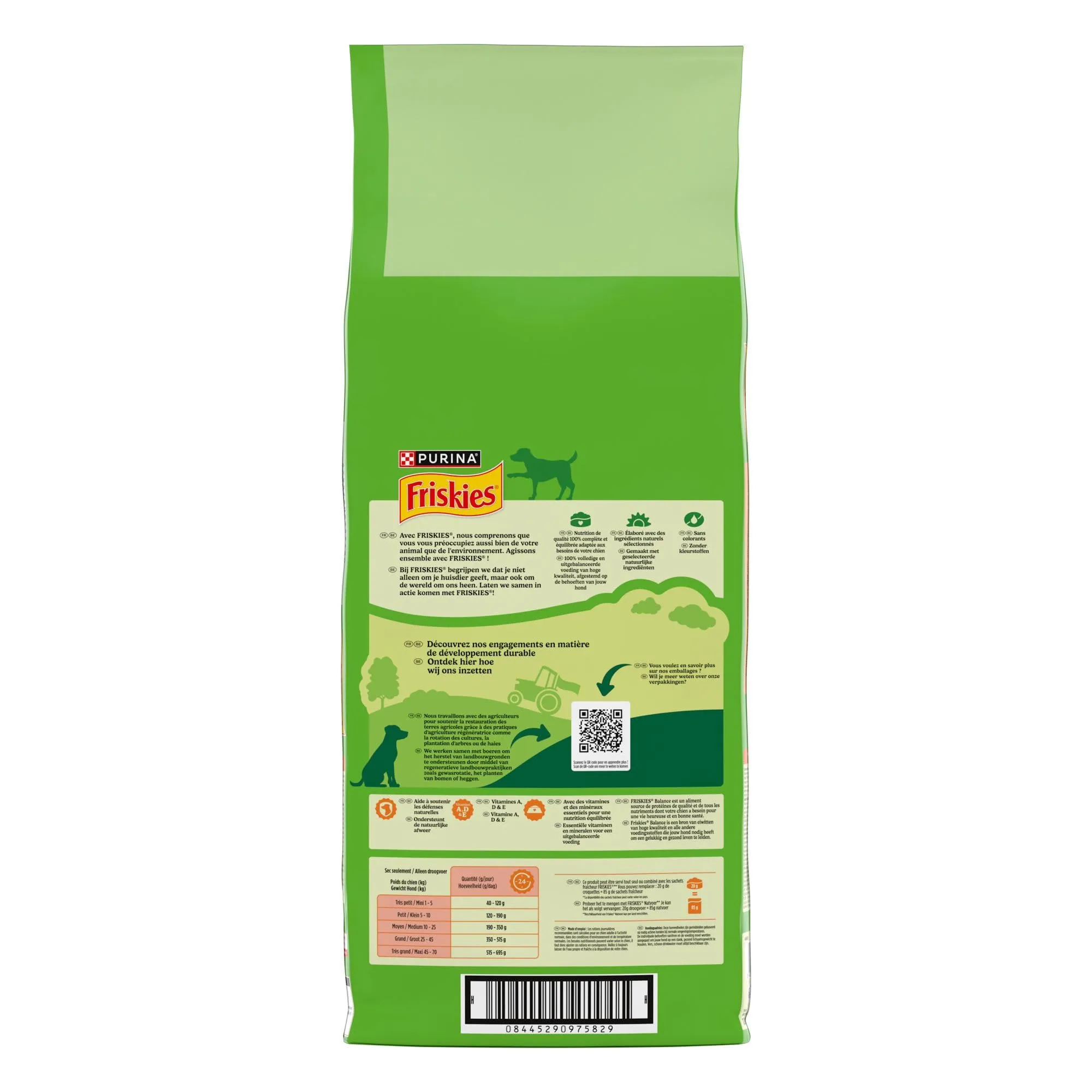 Friskies Bilancia Crocchette per Cani Adulti con Pollo, Manzo e Verdure, 12 kg - immagine 4