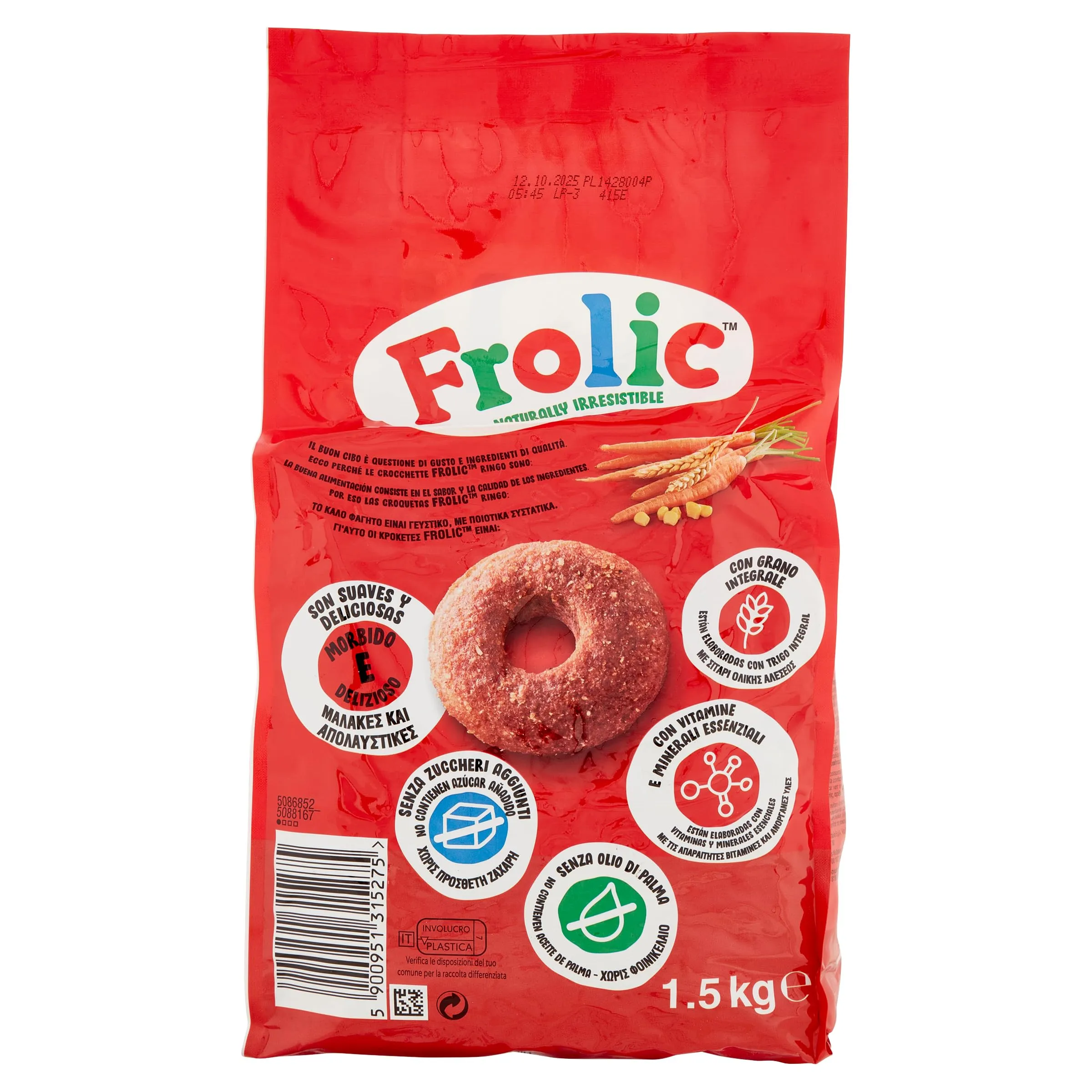 Frolic Complete Croccantini per Cane Manzo, Carote e Cereali, 4 x 1,5 kg - immagine 2