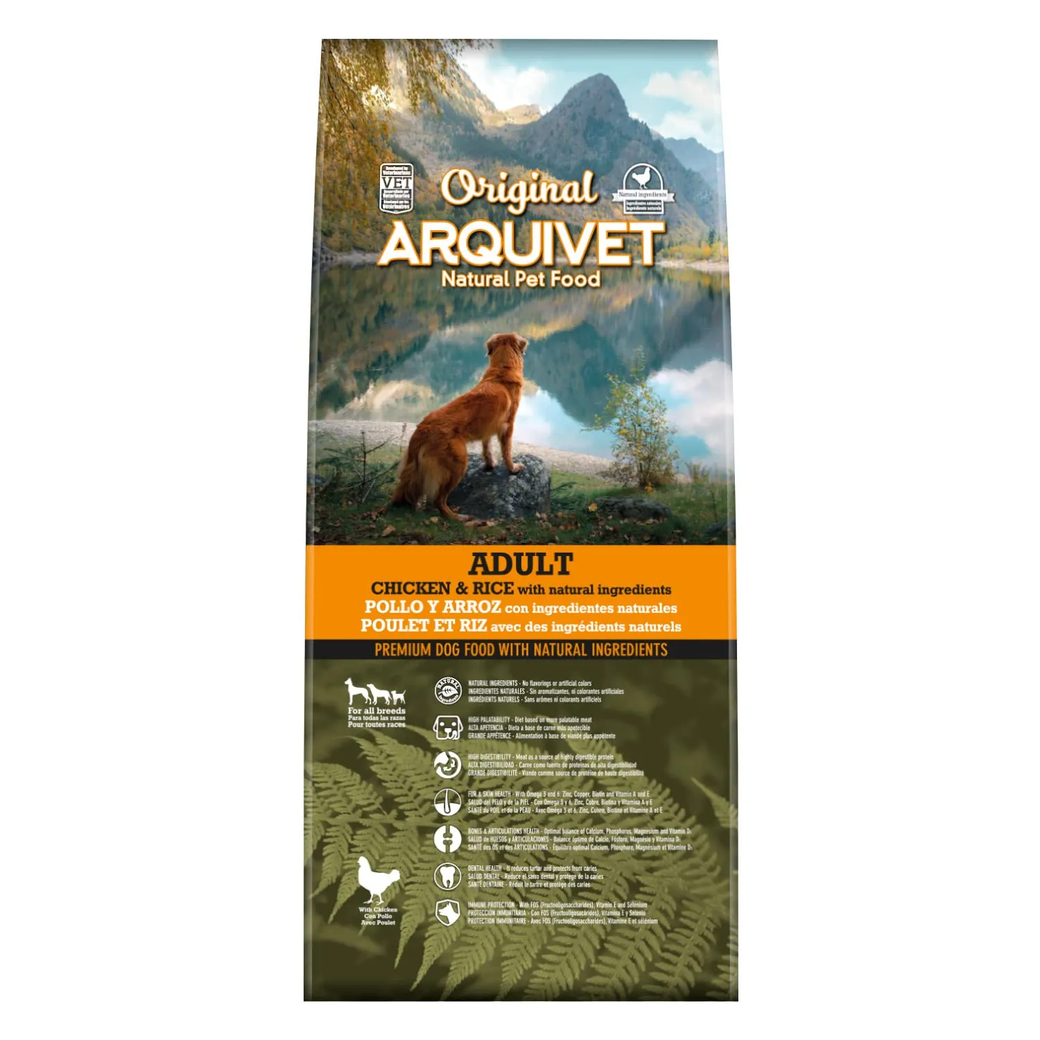 Arquivet Original Adult Crocchette per Cani Pollo e Riso 12 kg - immagine 4