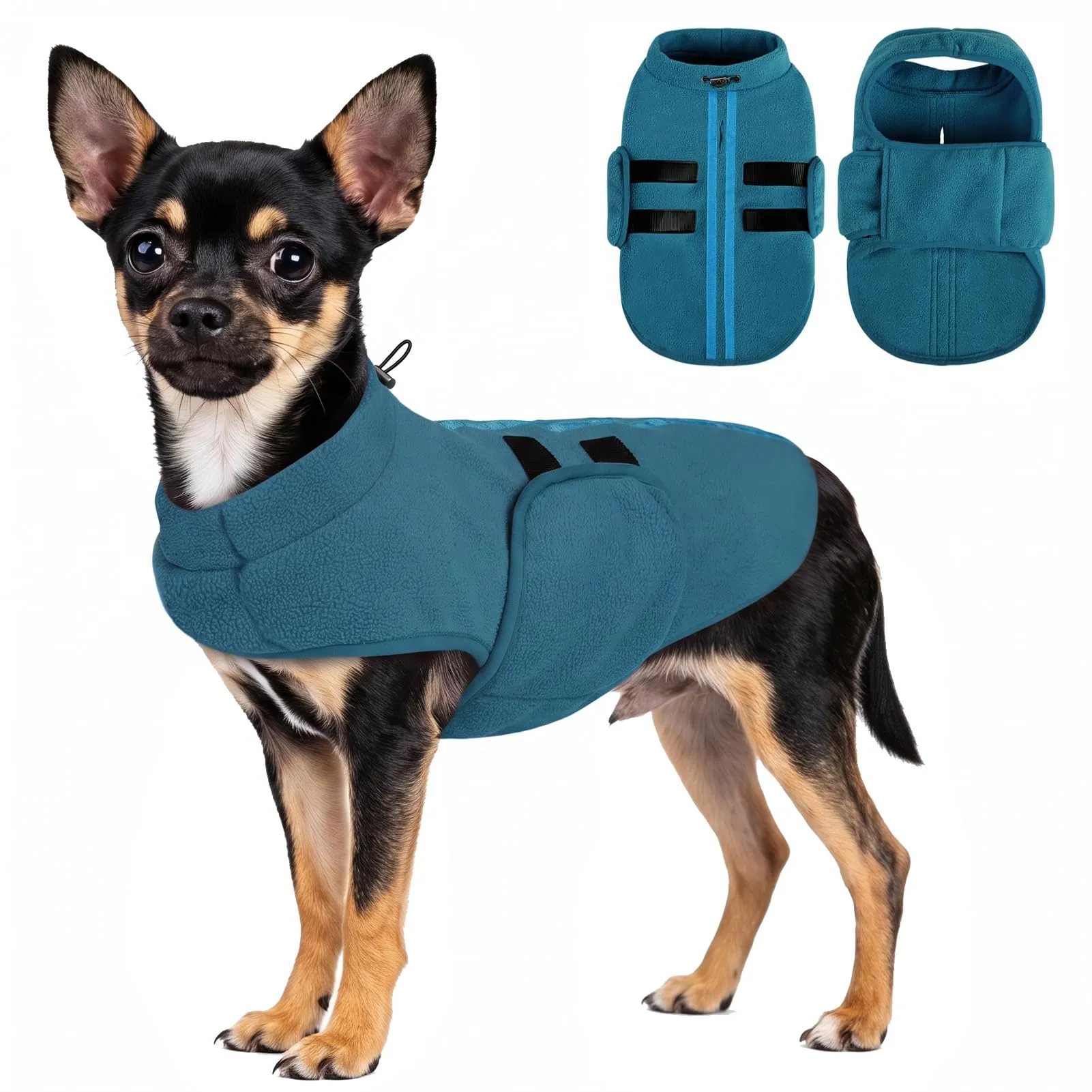 PUZAUKAL Maglione in Pile per Cani di Piccola e Media Taglia - immagine 1