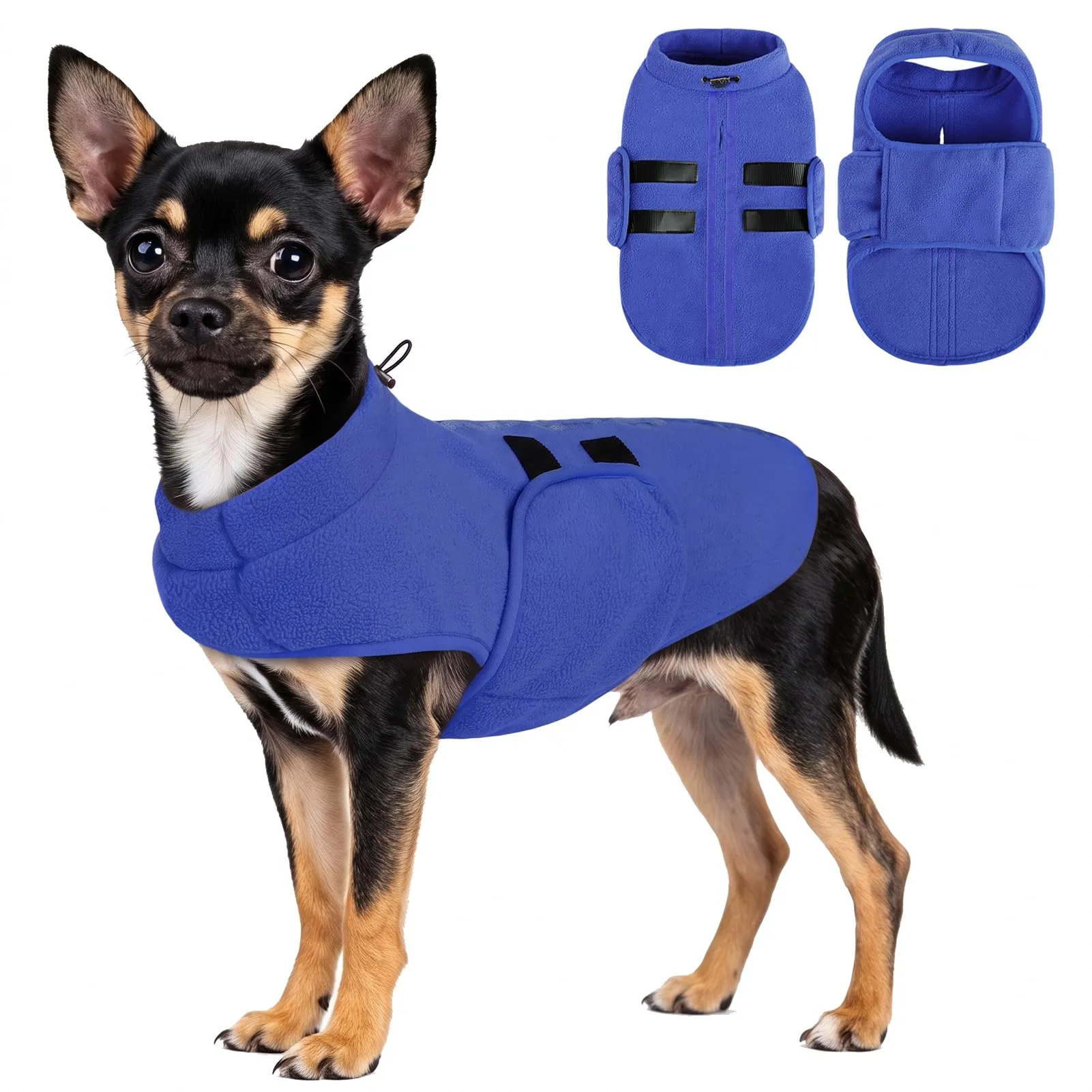 PUZAUKAL Maglione in Pile per Cani di Piccola e Media Taglia - immagine 1