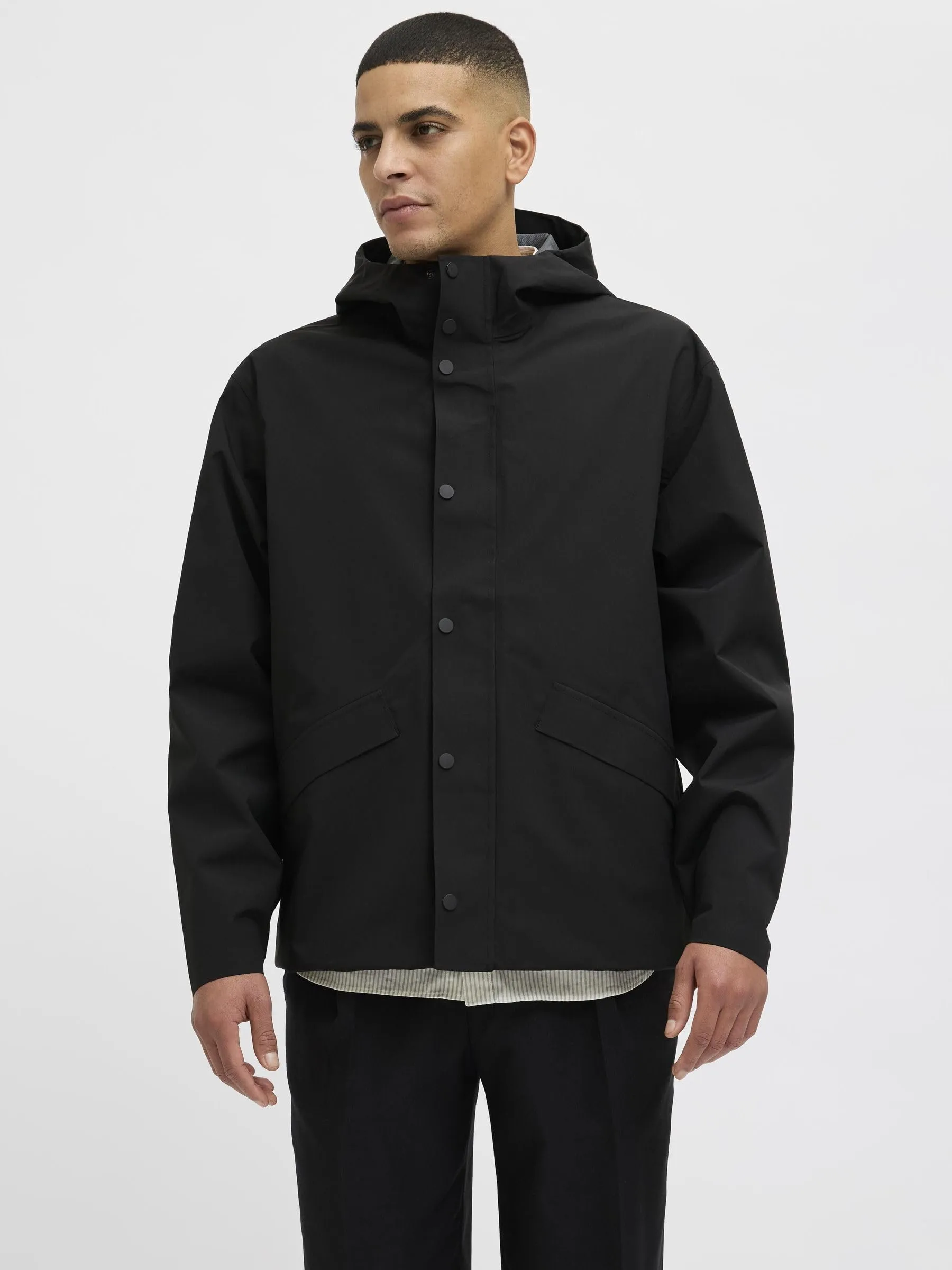 Jack & Jones Impermeabile Nero XXL - immagine 2