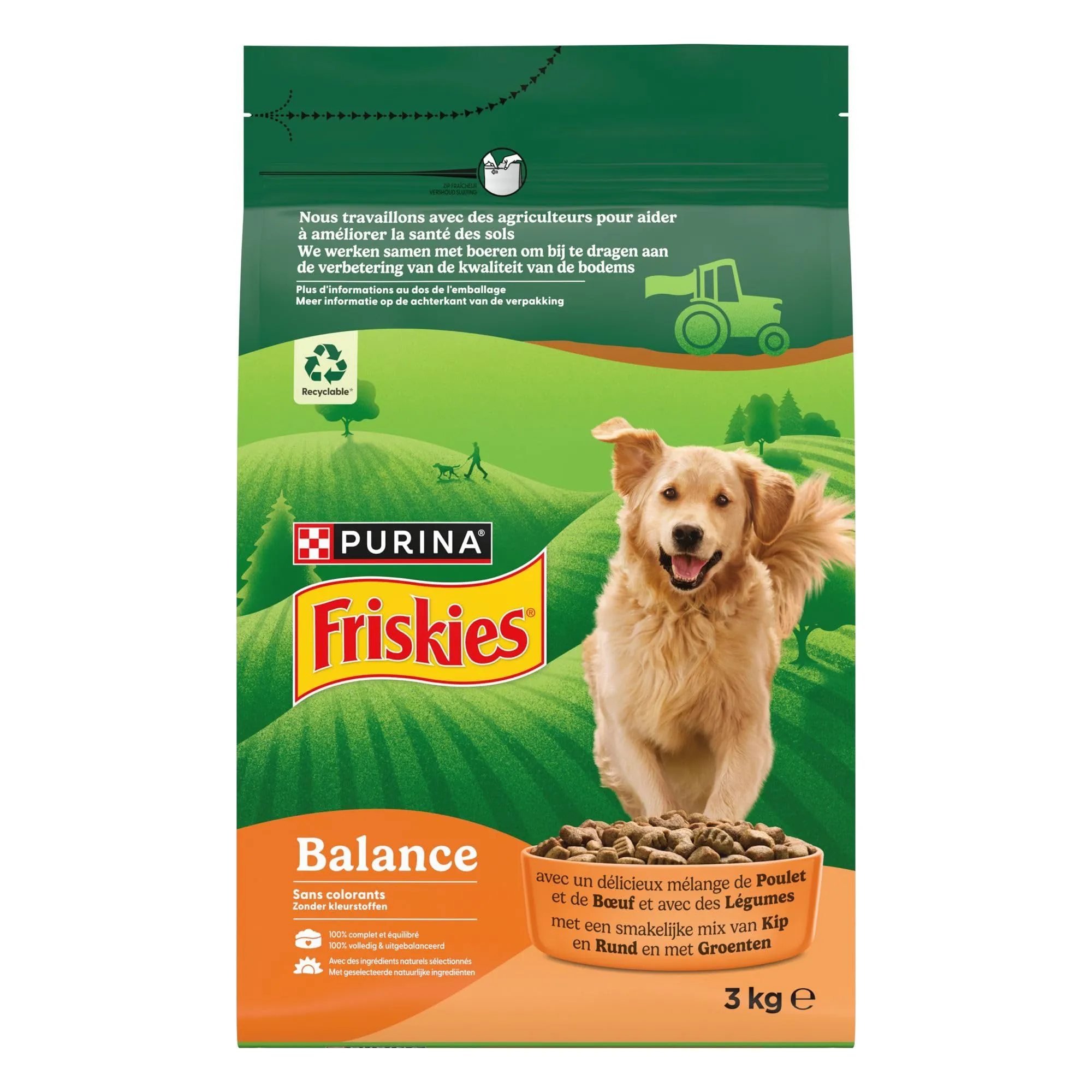 Friskies Bilancia Crocchette Cane Pollo Manzo Verdure 3kg - immagine 2