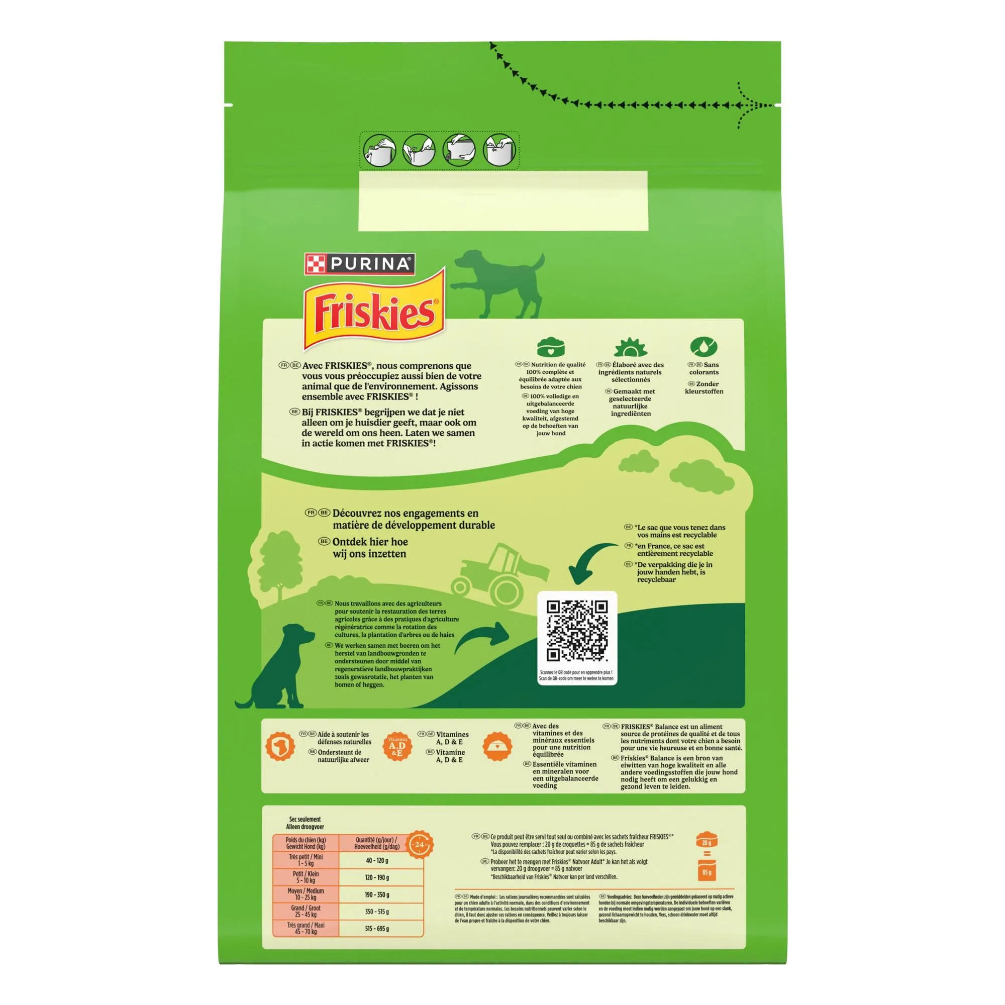 Friskies Bilancia Crocchette Cane Pollo Manzo Verdure 3kg - immagine 4