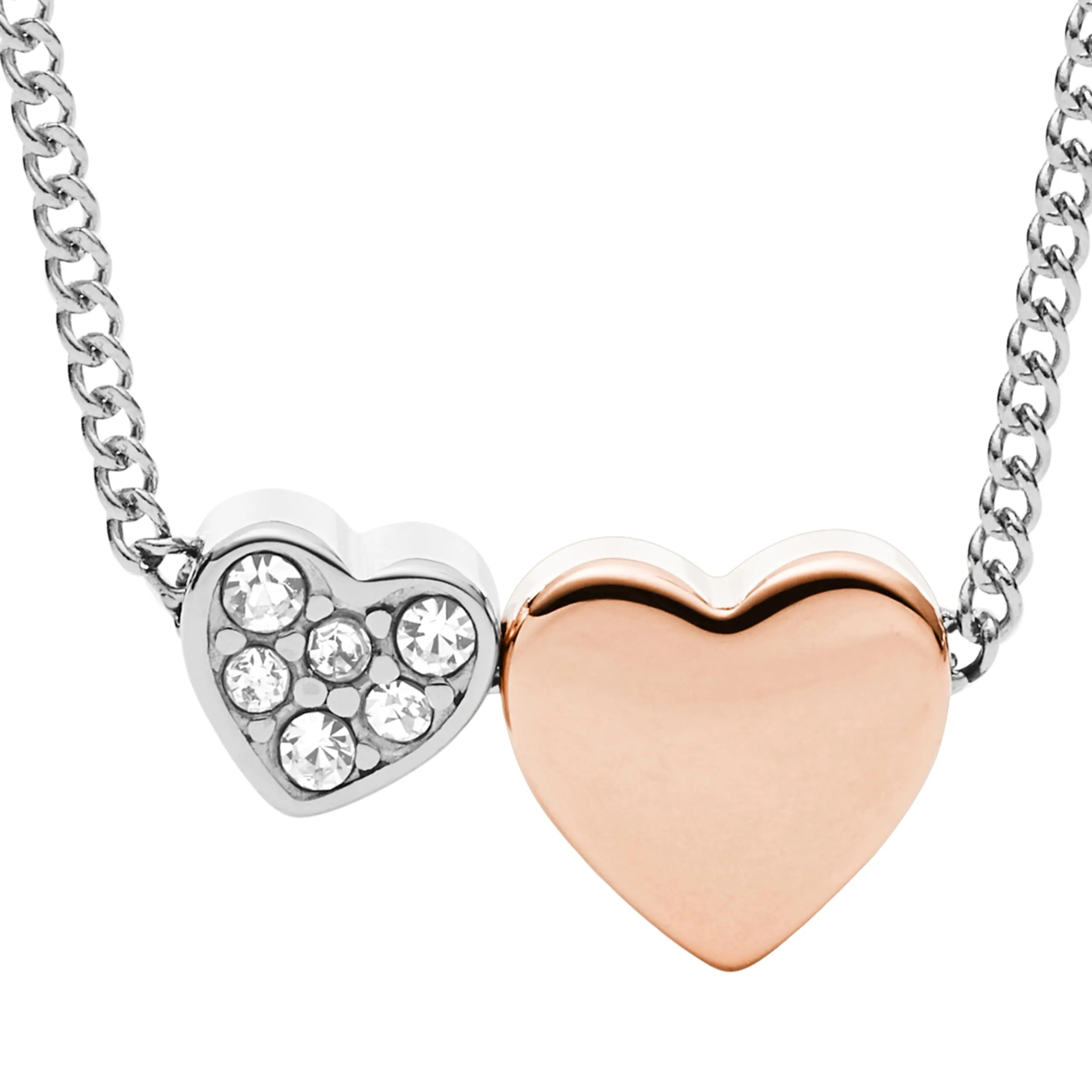 Fossil Collana Donna Motivi Vintage in Acciaio Inossidabile JF03097998 - immagine 2