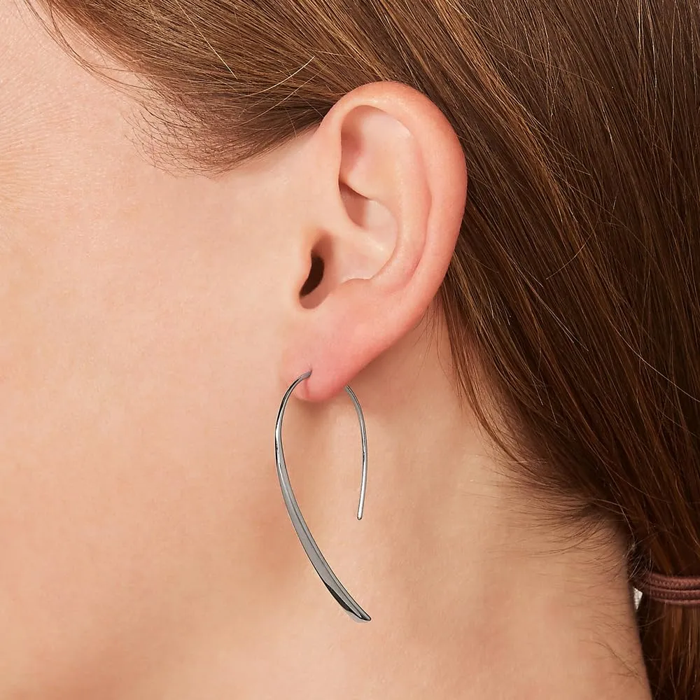 Fossil Women's Stainless Steel Hook Closure Earrings JF01702040 - immagine 2