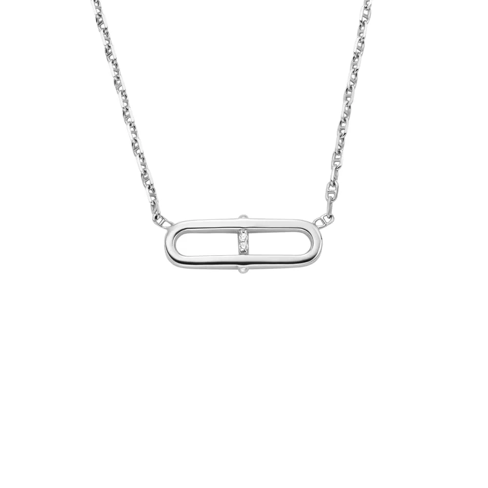 Fossil Collana a catena in argento sterling JFS00636040 - immagine 3