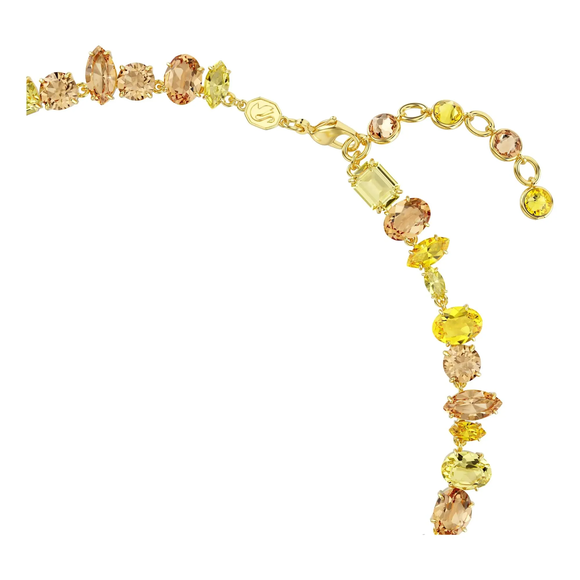 Swarovski Collana Gema, Taglio Misto, Giallo, Finitura Oro 18K - immagine 3