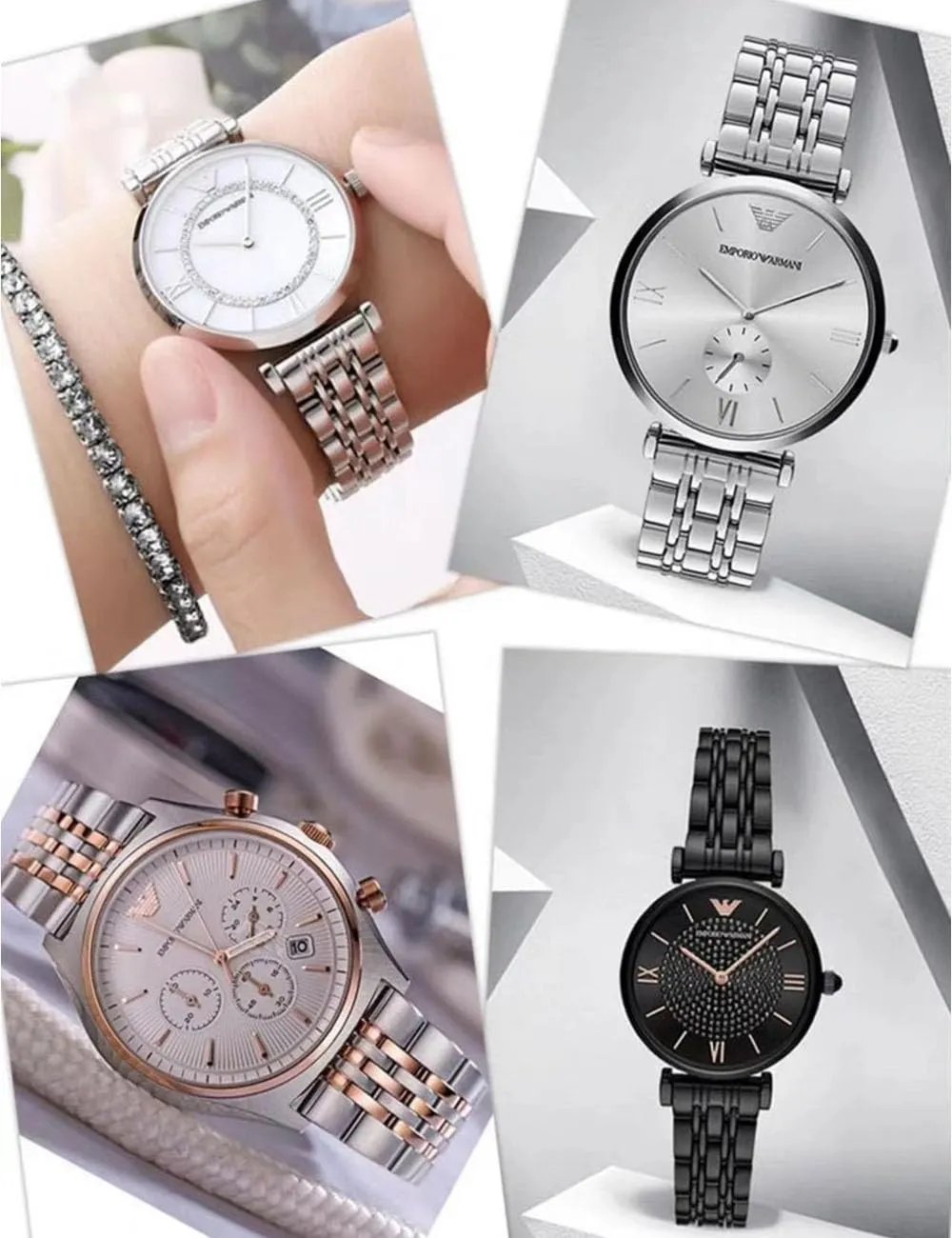 HEYOZURY Cinturino per Orologio in Acciaio Inossidabile 12mm Oro Rosa - immagine 6