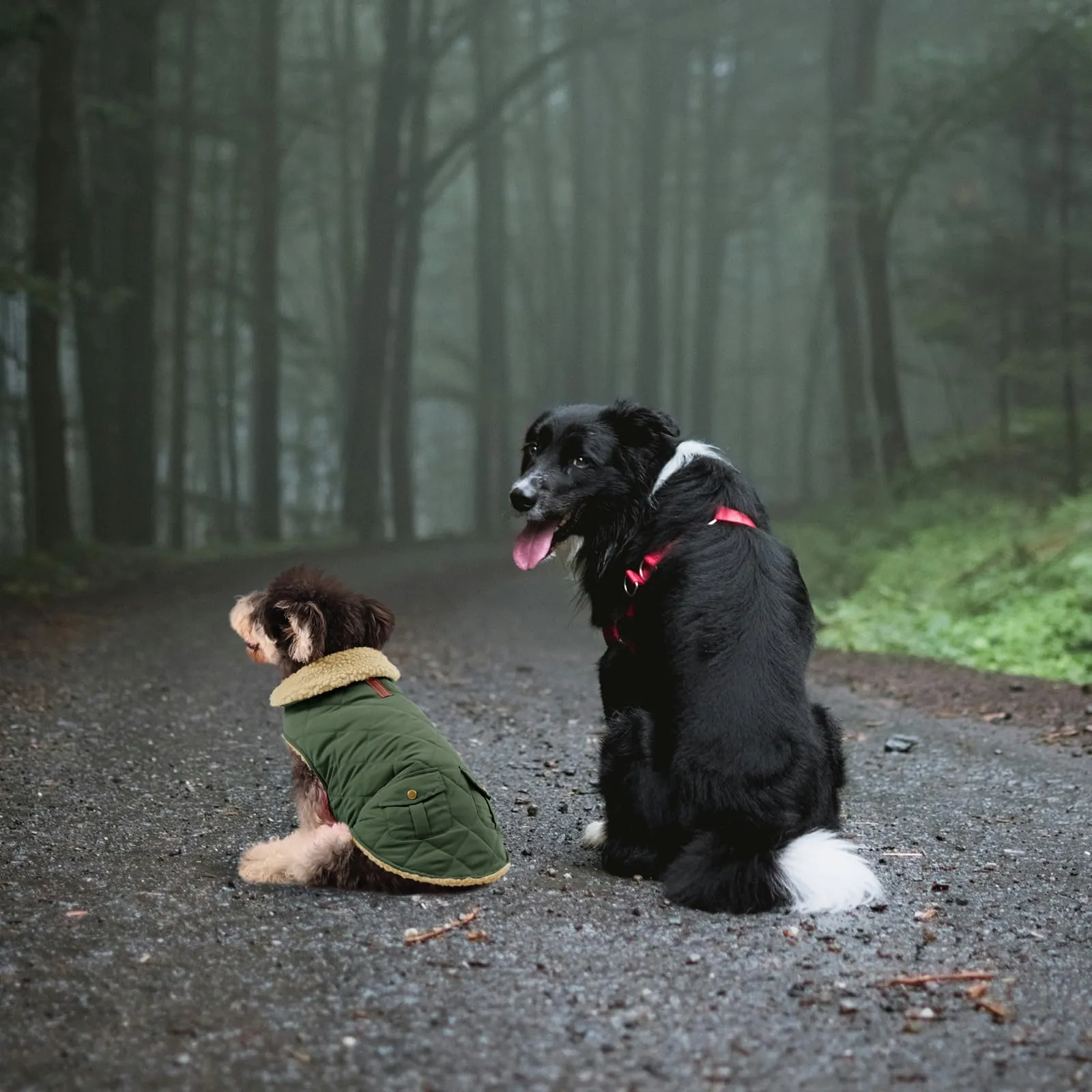 Queenmore Cappotto Impermeabile per Cani in Peluche, Taglia S, Lila - immagine 8
