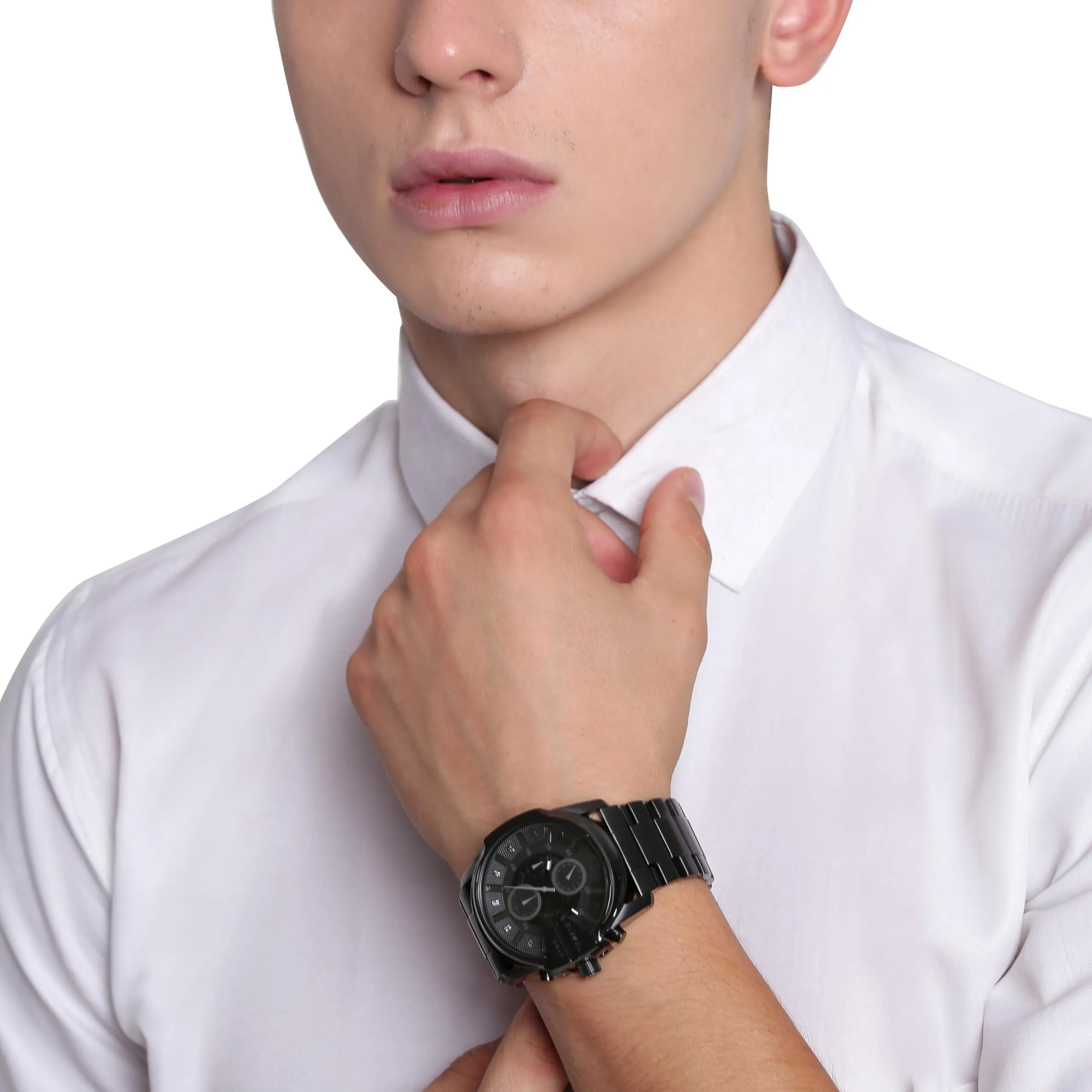 Diesel Master Chief Series DZ4180 Orologio da Uomo, 49 mm, Nero - immagine 5