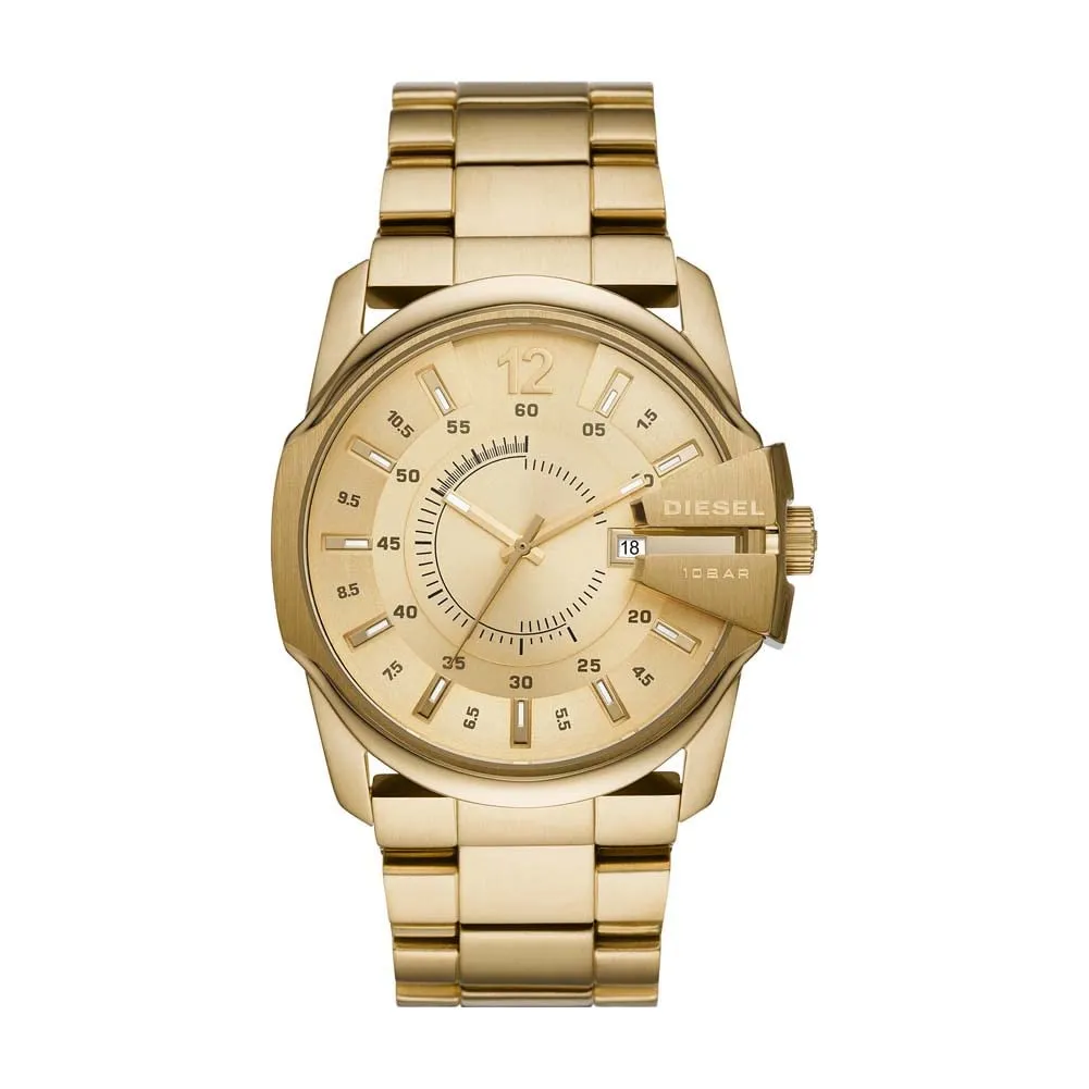 Diesel Master Chief Uomo DZ1952, Acciaio Inossidabile Placcato Oro, 45 mm - immagine 1