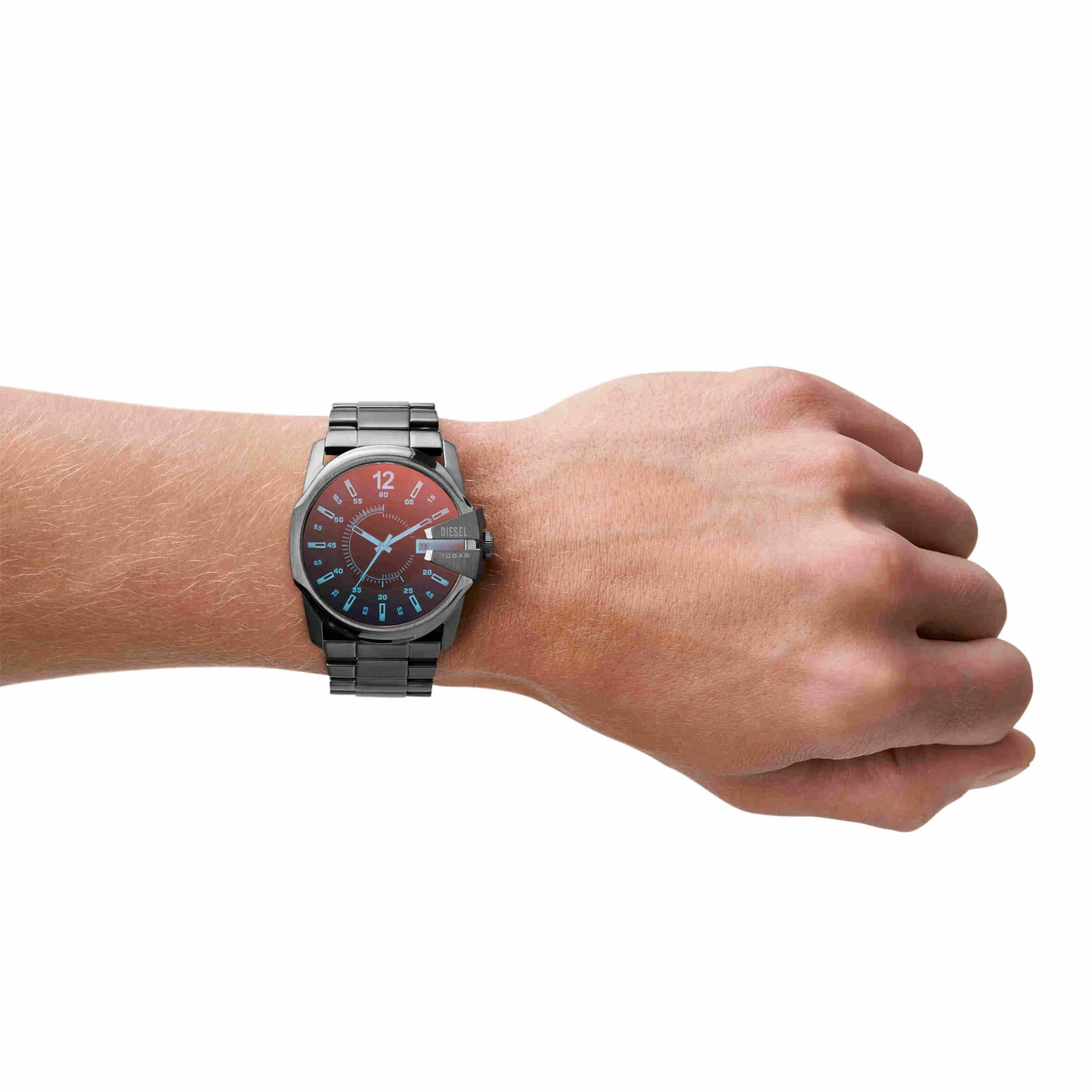 Diesel Master Chief Cronografo da Uomo, Acciaio Inossidabile Gunmetal, 43 mm, DZ1965 - immagine 2