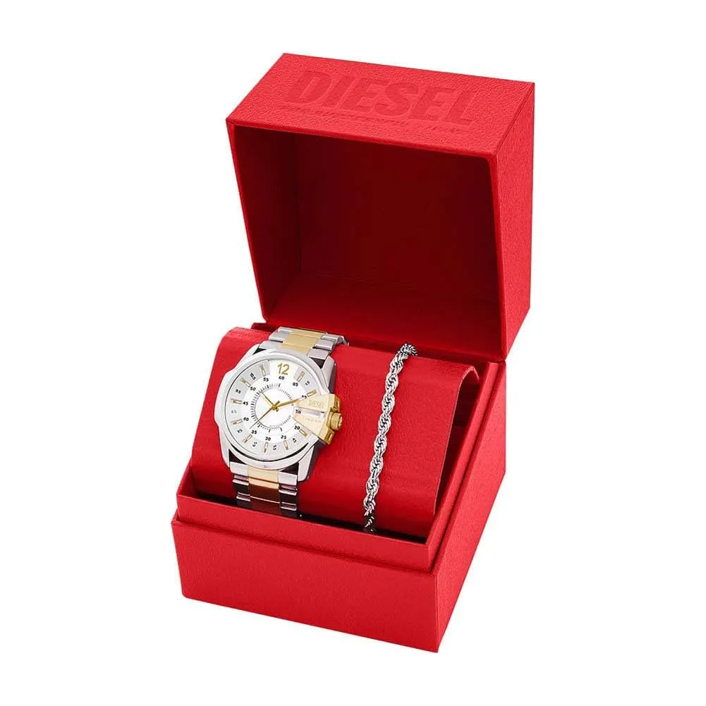 Diesel Master Chief Orologio da uomo DZ2182SET, Cassa 45 mm, Acciaio - immagine 5