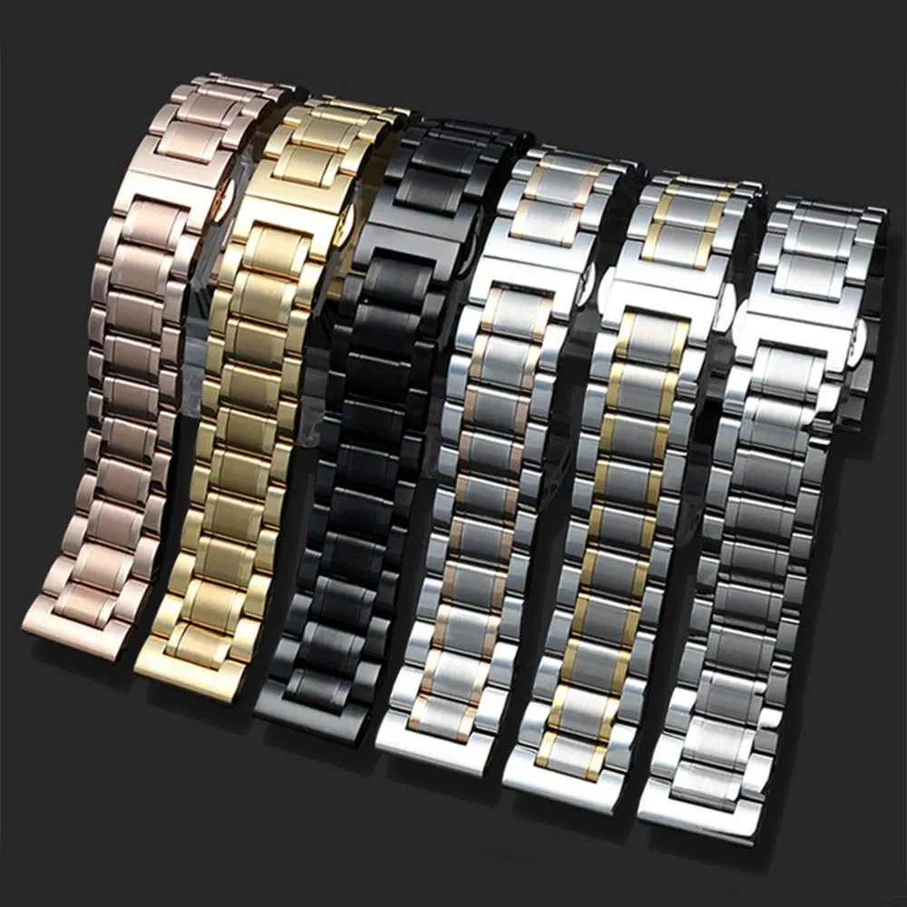 FOUUA Cinturino in Acciaio Inossidabile 16mm Oro Rosa - immagine 6