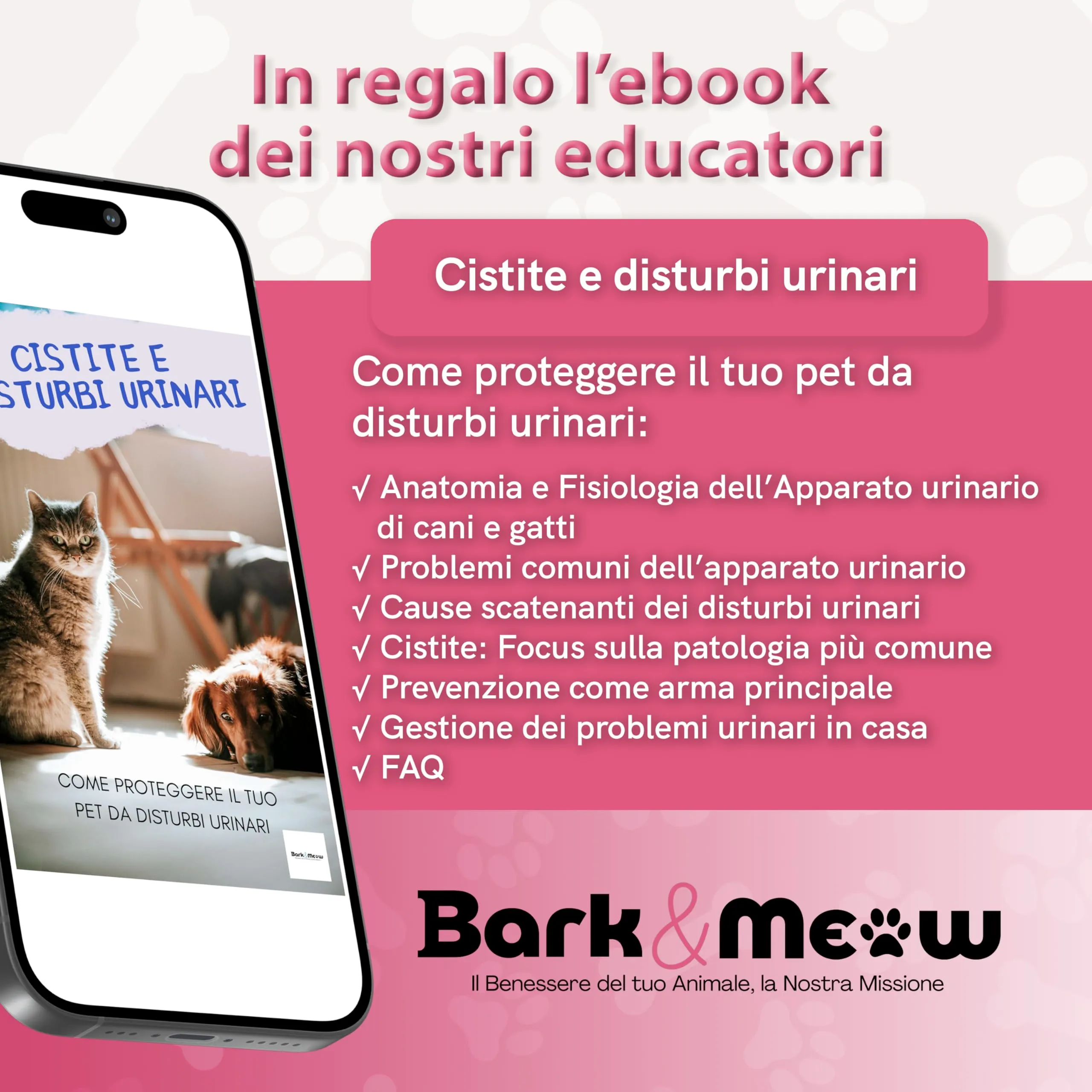 Bark & Meow CistyVet Forte Integratore per Vie Urinarie di Cani e Gatti, 30 Compresse - immagine 7