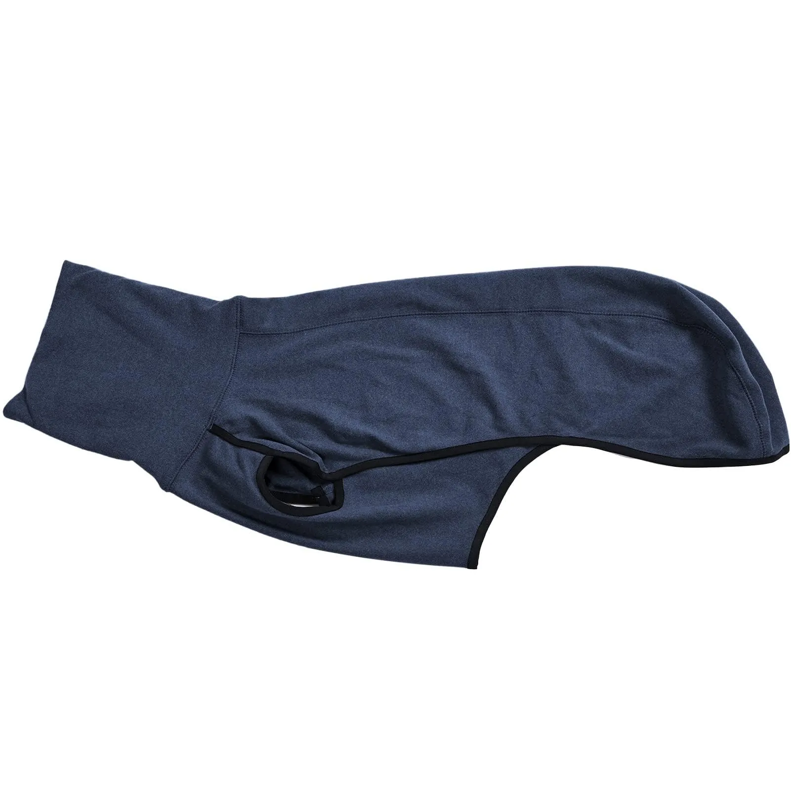Imily Bela Maglione in pile con collo alto per cani, blu scuro, L - immagine 2