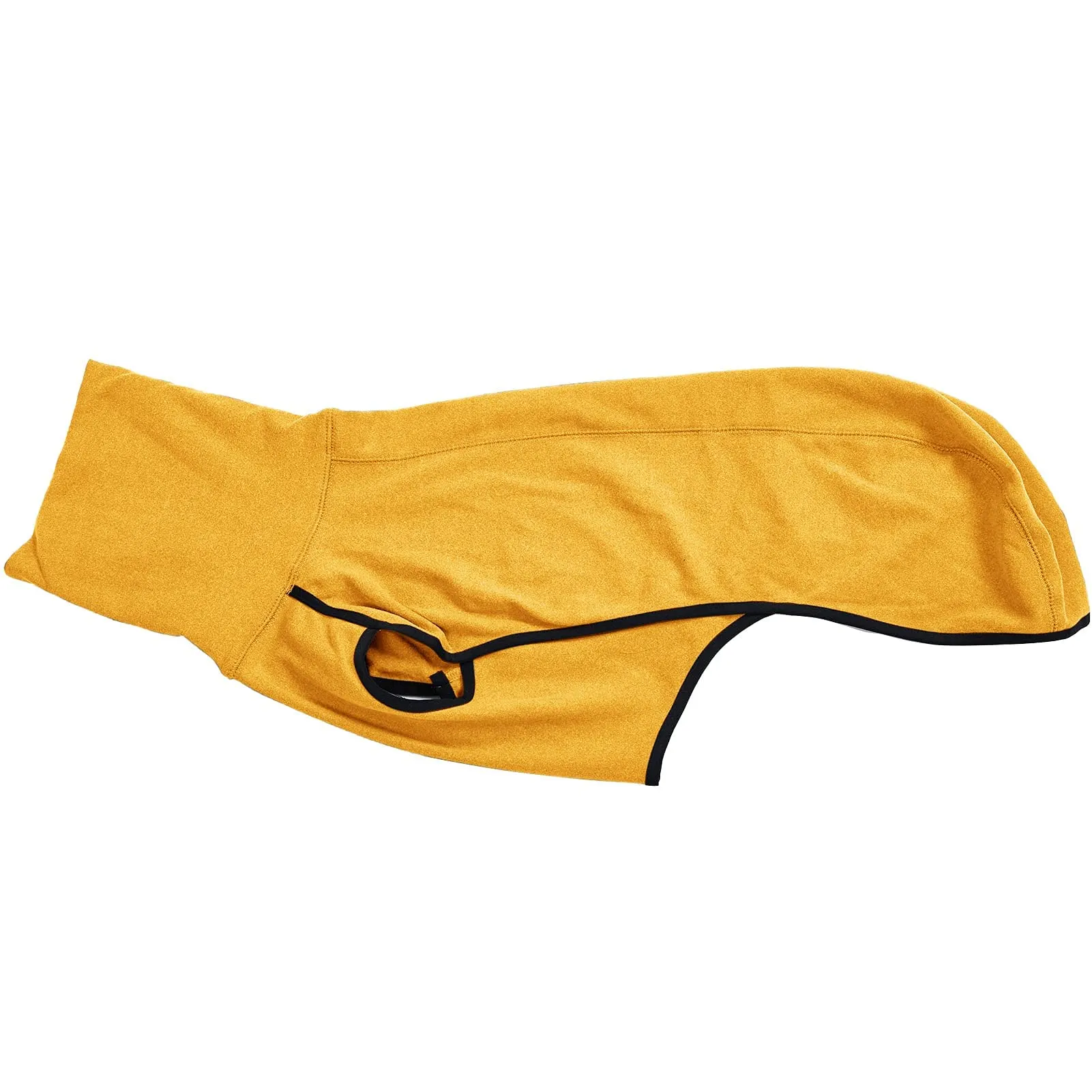 Imily Bela Maglione in pile con collo alto per cani di piccola taglia, giallo, XL - immagine 2