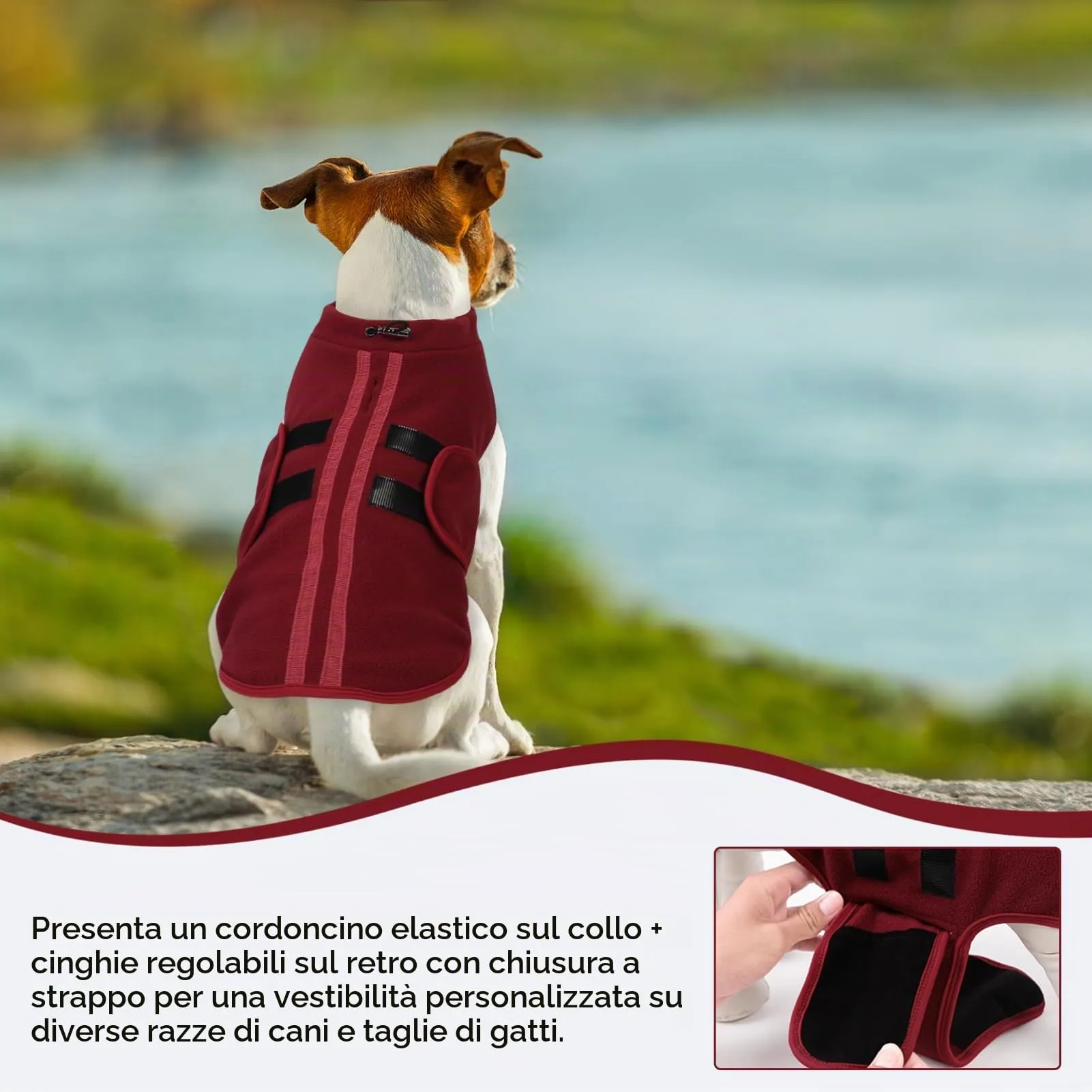 PUZAUKAL Maglione in Pile per Cane, Cappottino Morbido per Taglia Piccola e Media - immagine 5