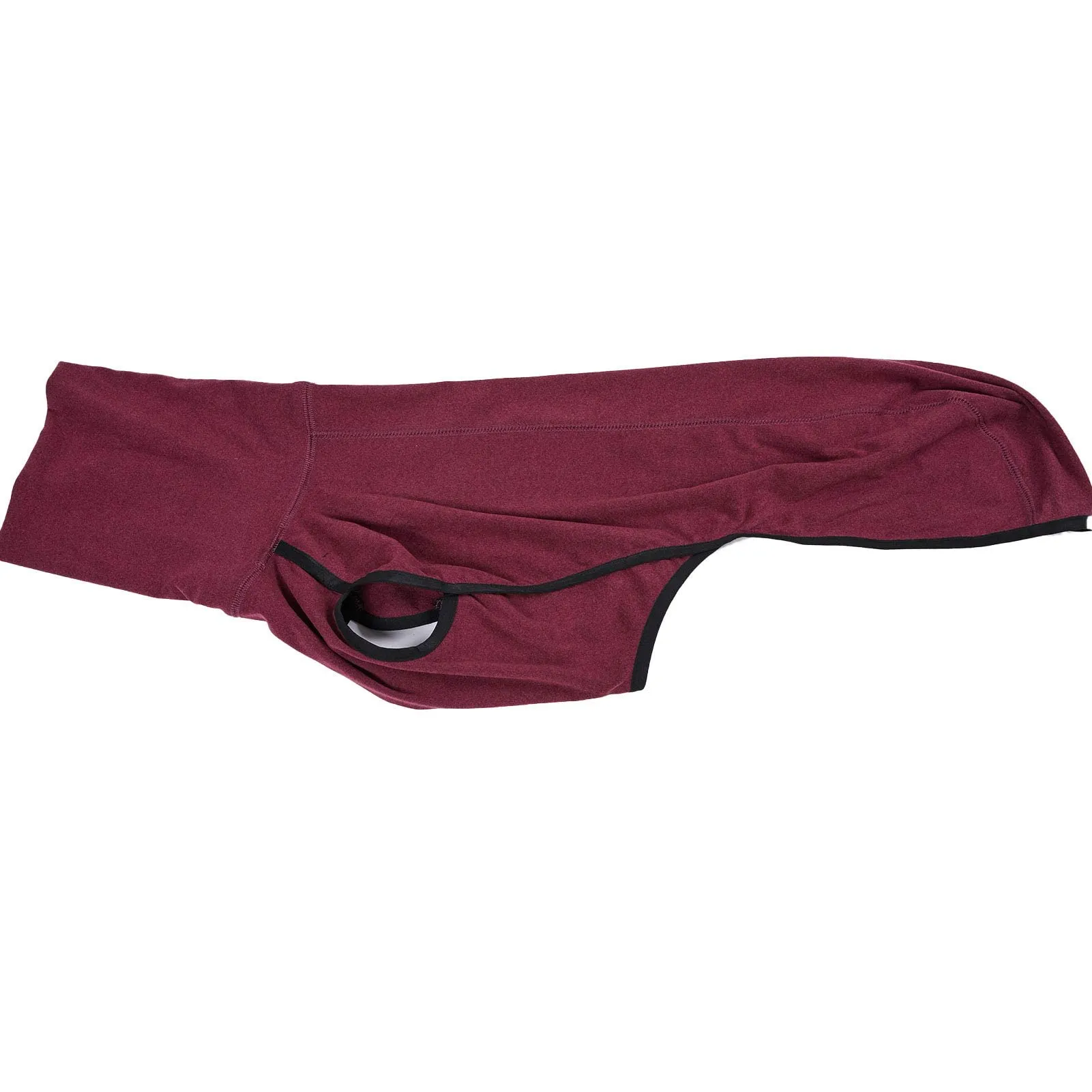 Imily Bela Cappotto invernale in pile con collo alto per cani, rosso vinaccia, S - immagine 3