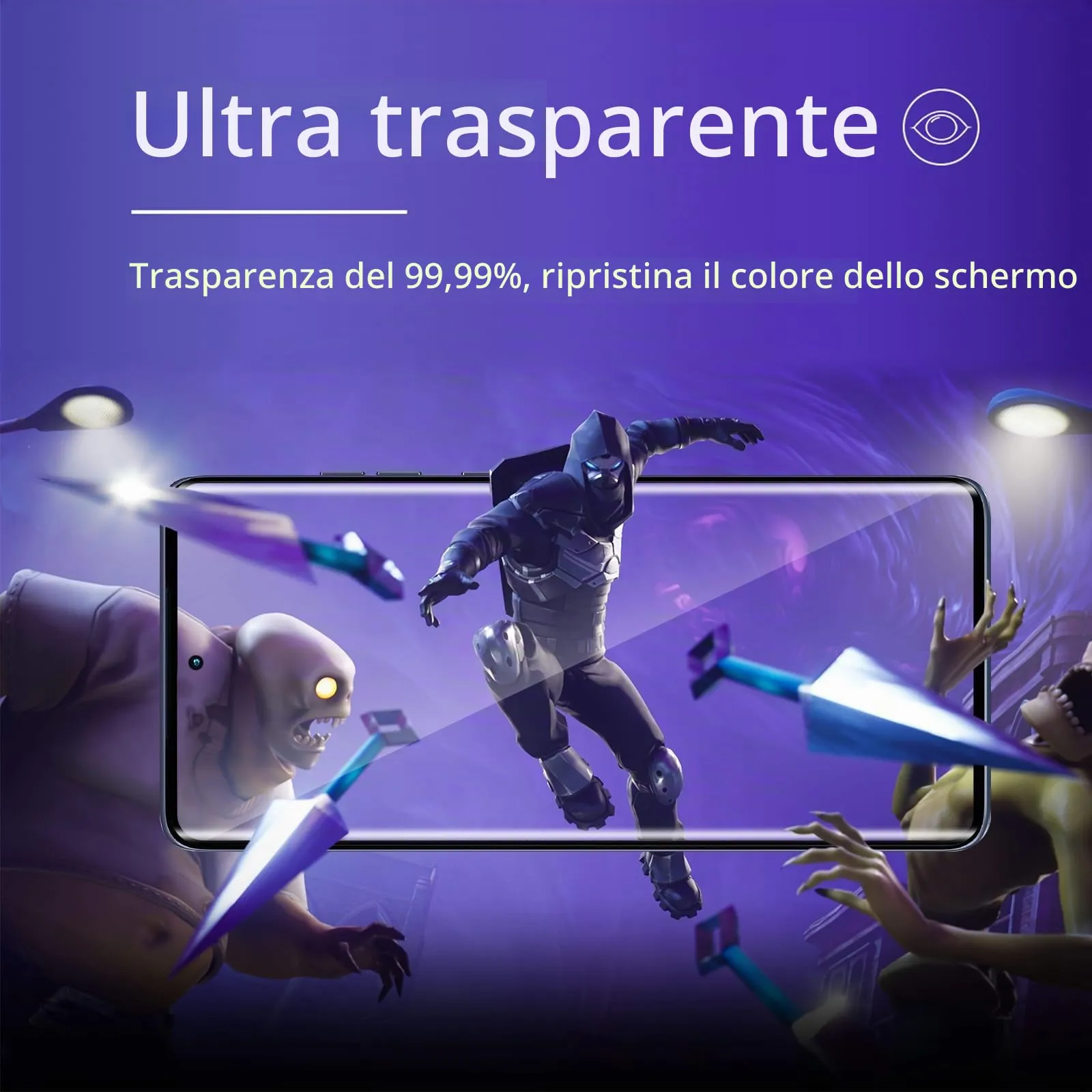 ELYCO Vetro Temperato per Motorola Moto Edge 60/60 Fusion, 2+2 Pezzi - immagine 6