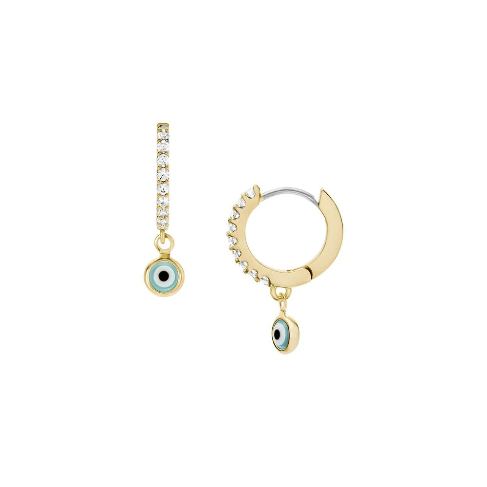 Fossil Women's Brass Hoop Earrings JA7286710 - immagine 2