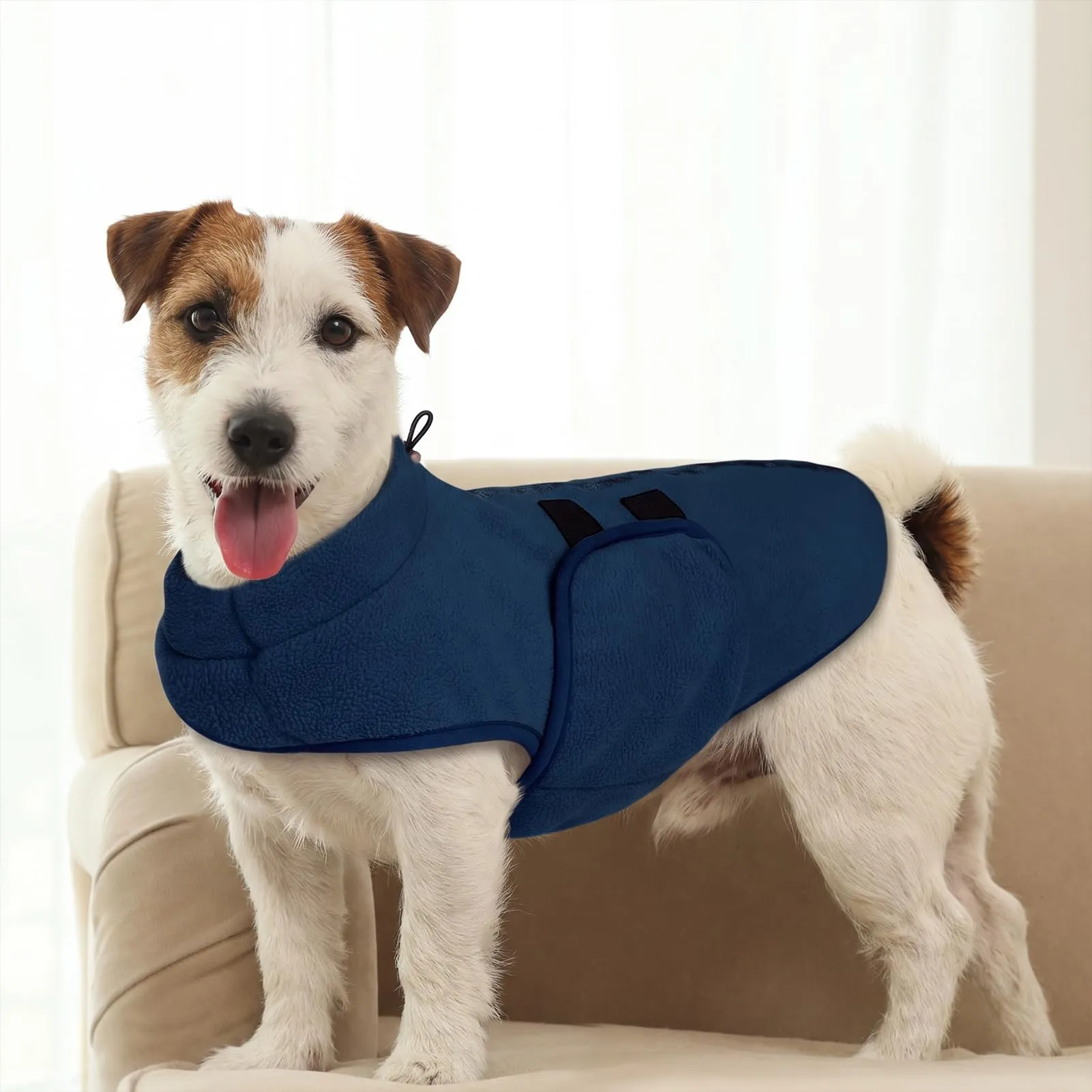 PUZAUKAL Maglione Cane in Pile, Cappottino per Cani di Piccola e Media Taglia - immagine 8