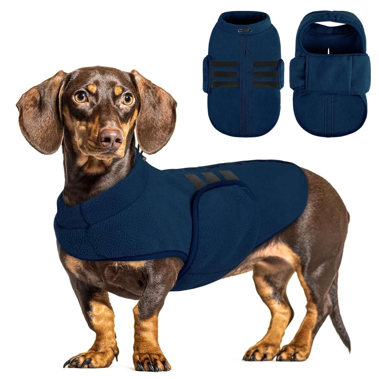 PUZAUKAL Maglione in Pile per Cane, Cappottino Morbido per Taglia Piccola e Media - immagine 1