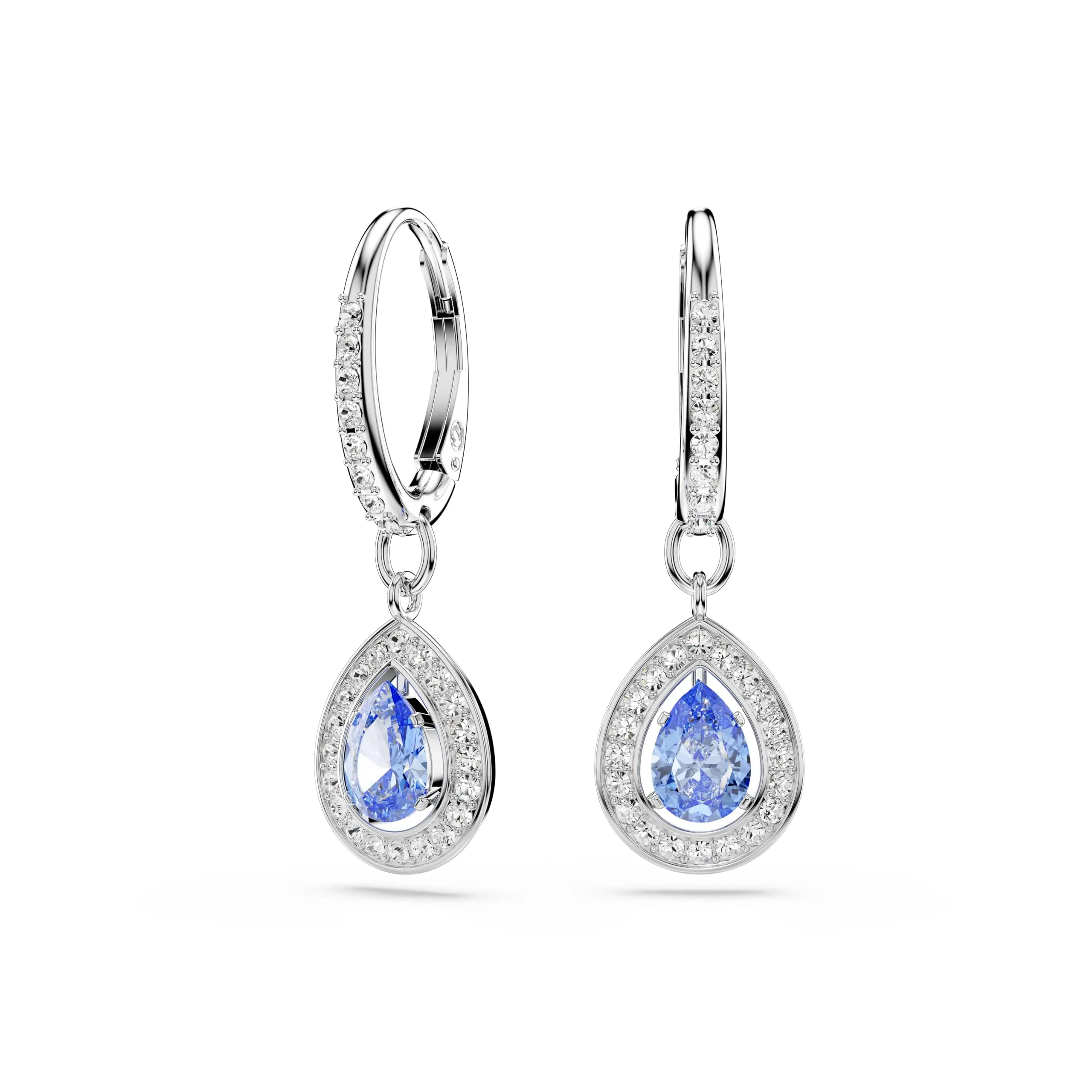 Swarovski Orecchini pendenti Una Angelic, Taglio Drop, Blu, Placcato rodio - immagine 1