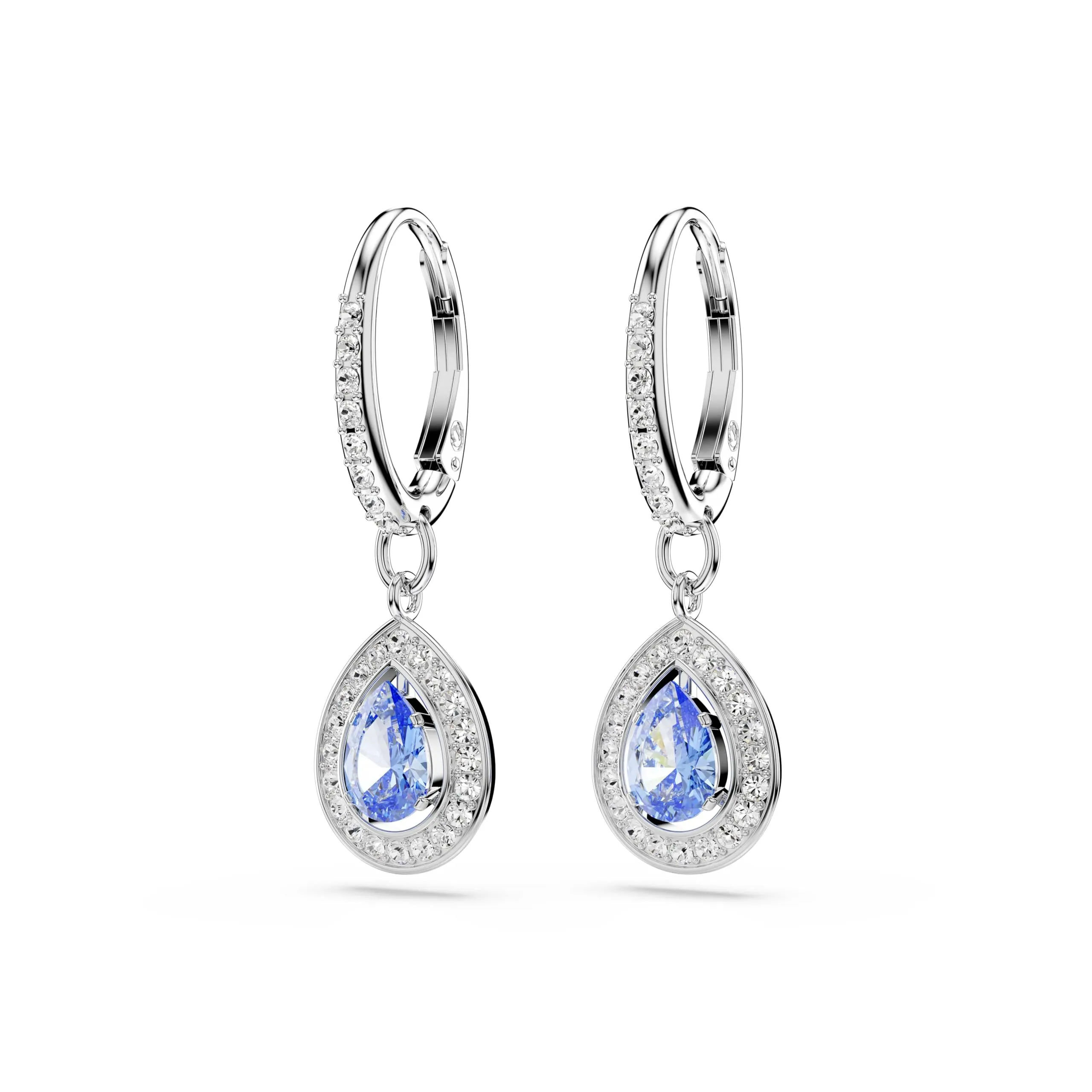Swarovski Orecchini pendenti Una Angelic, Taglio Drop, Blu, Placcato rodio - immagine 3
