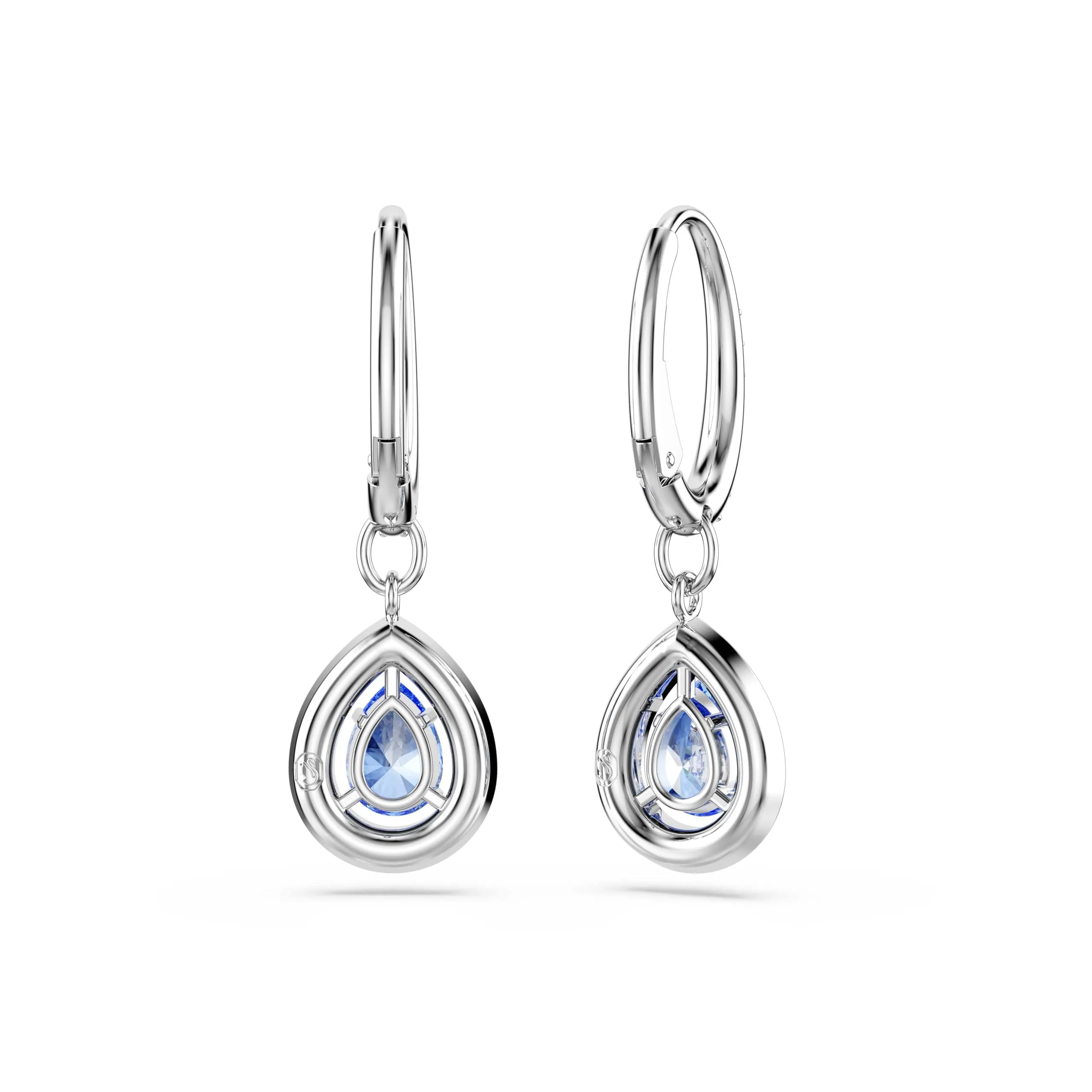 Swarovski Orecchini pendenti Una Angelic, Taglio Drop, Blu, Placcato rodio - immagine 4