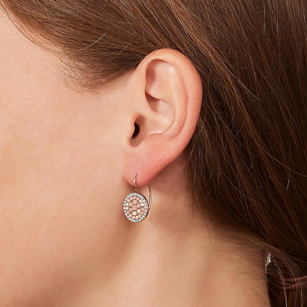 Fossil Women's Stainless Steel Hook Closure Earrings JF01737791 - immagine 2