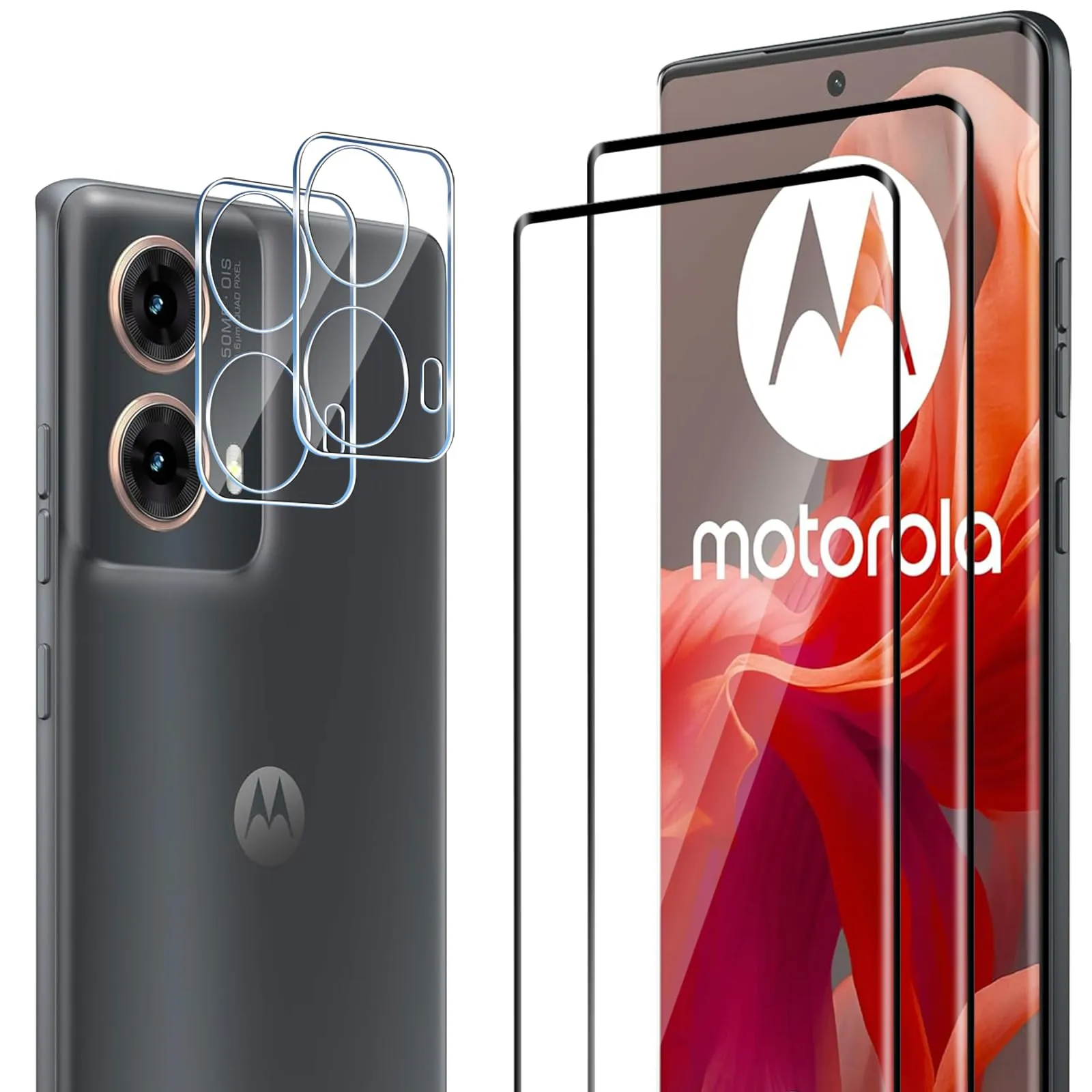ELYCO Vetro Temperato per Motorola Moto G85 5G, 2+2 Pezzi - immagine 1