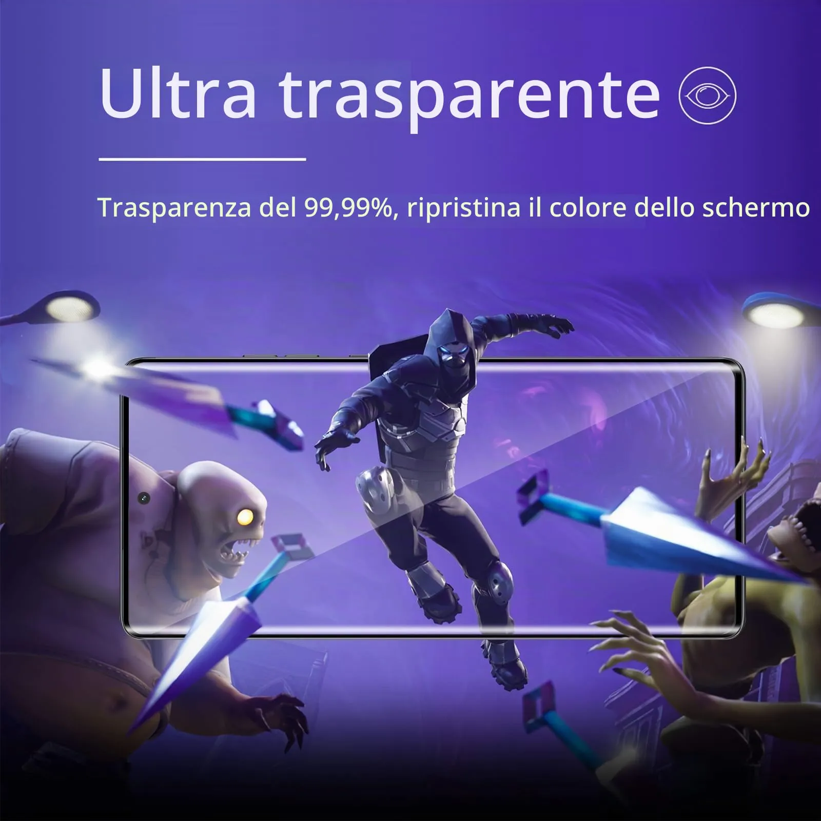 ELYCO Vetro Temperato per Motorola Moto G85 5G, 2+2 Pezzi - immagine 6
