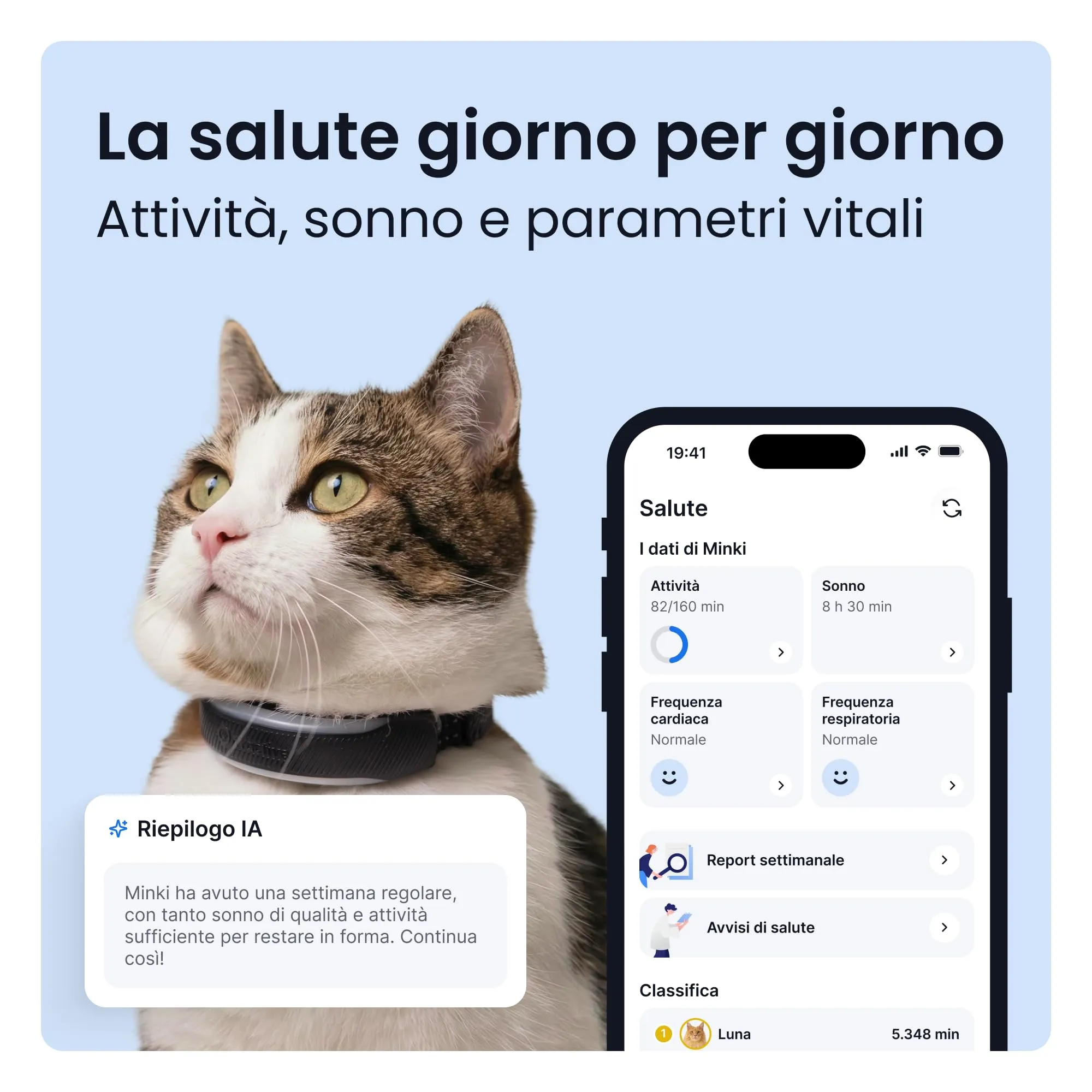 Tractive GPS Gatti Mini Edizione 2026 con Collare Integrato (Nero) - immagine 3