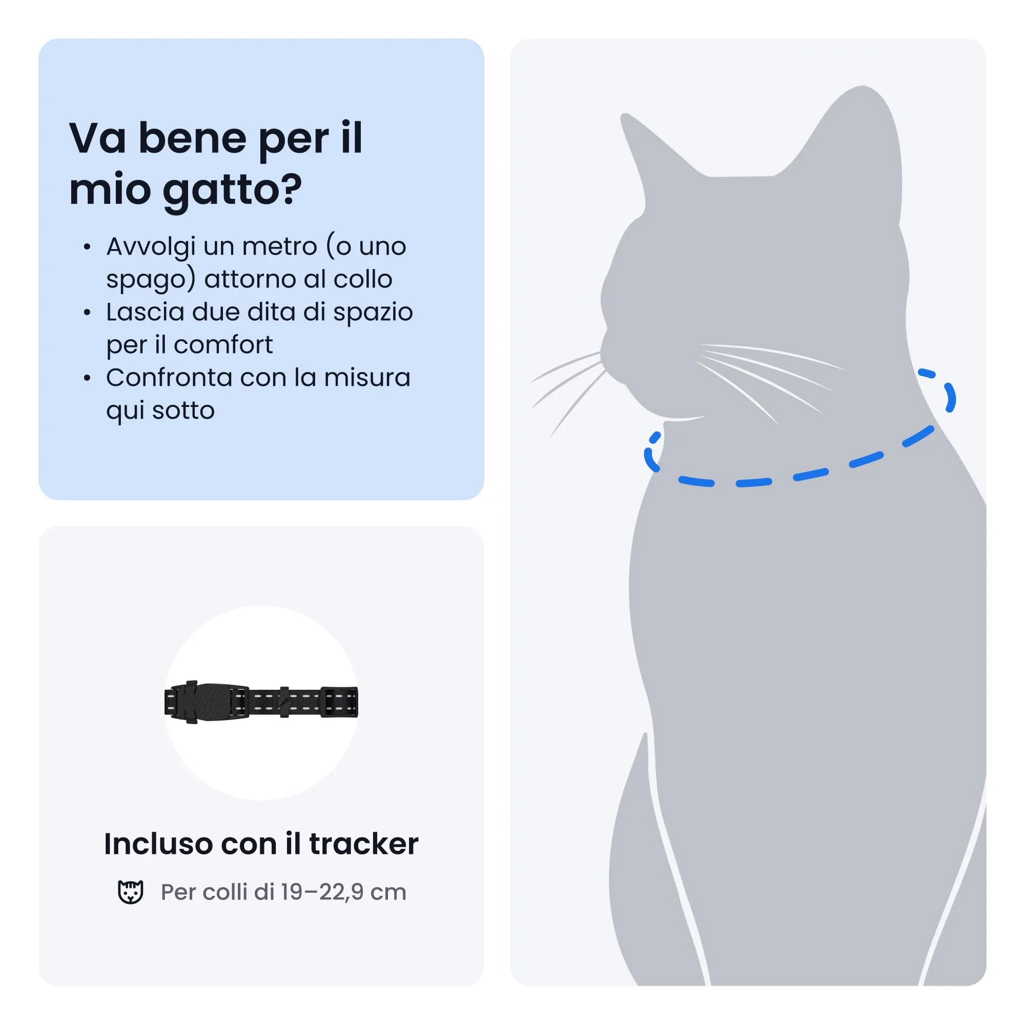 Tractive GPS Gatti Mini Edizione 2026 con Collare Integrato (Nero) - immagine 6