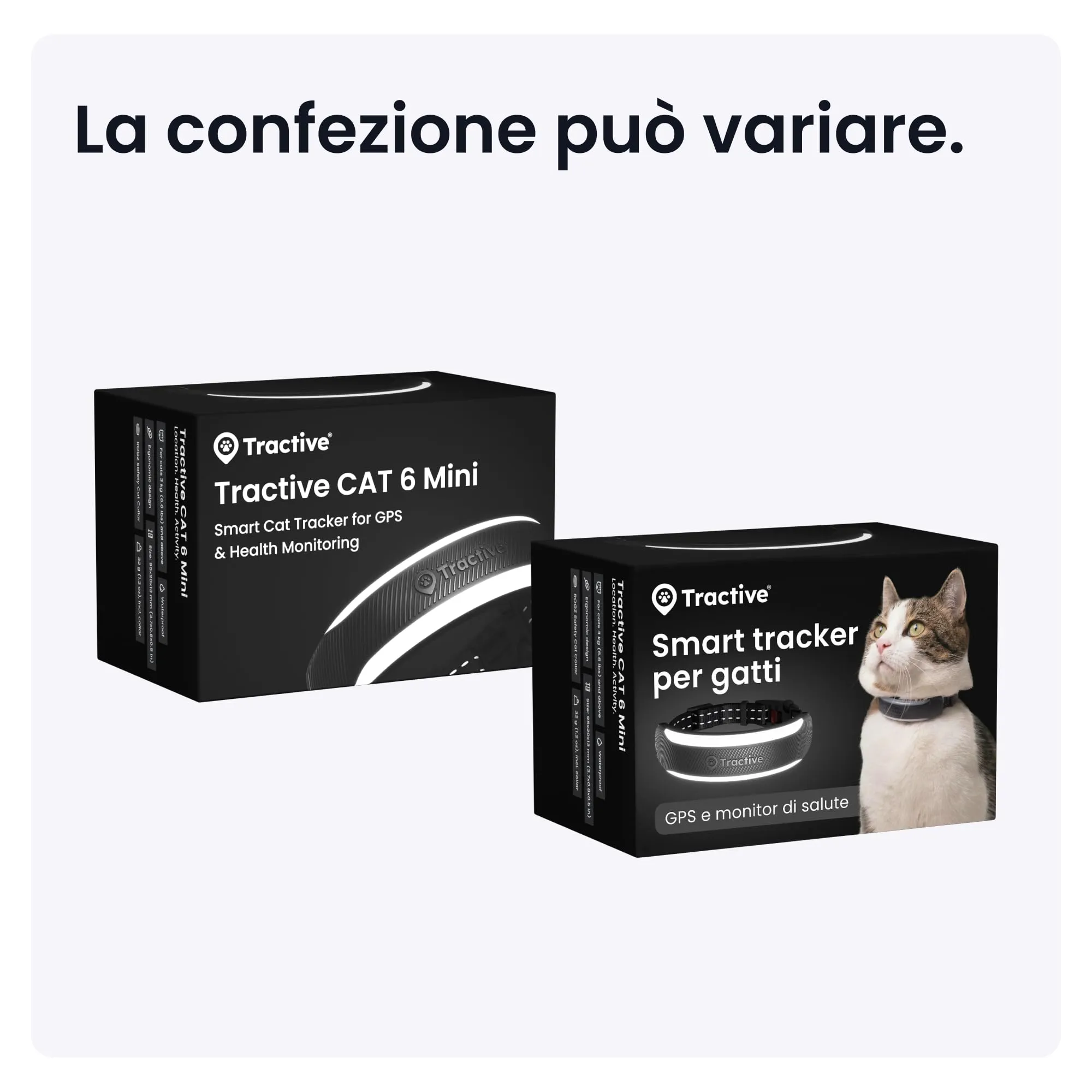 Tractive GPS Gatti Mini Edizione 2026 con Collare Integrato (Nero) - immagine 7