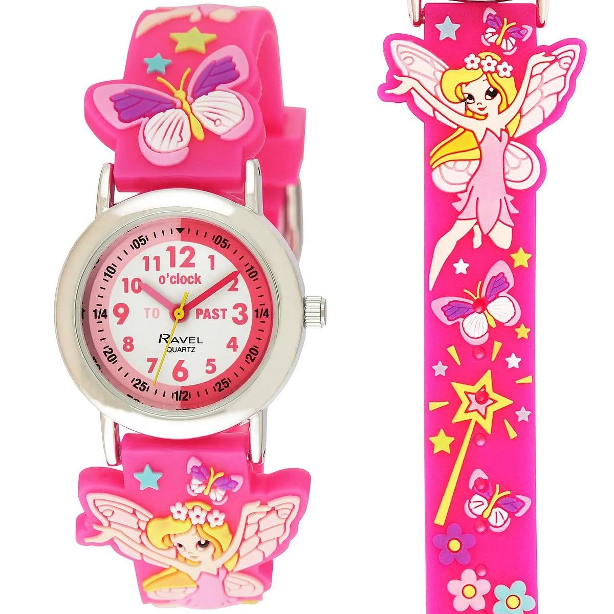 Ravel Orologio per Imparare l'Ora per Bambini - Fata (In Inglese) R1513.76 - immagine 1