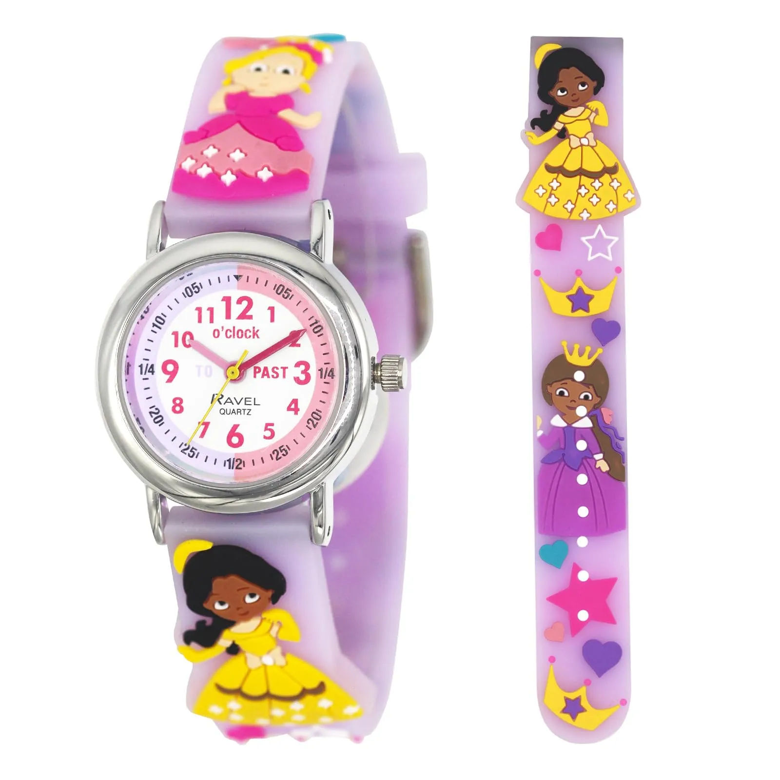 Ravel Orologio per bambini analogico al quarzo R1513.96 Principessa Viola - immagine 2