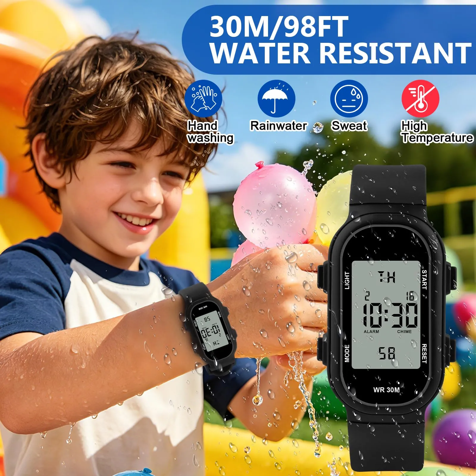 Ayybboo Orologio Digitale per Bambini e Ragazzi 7-18 Anni - immagine 3