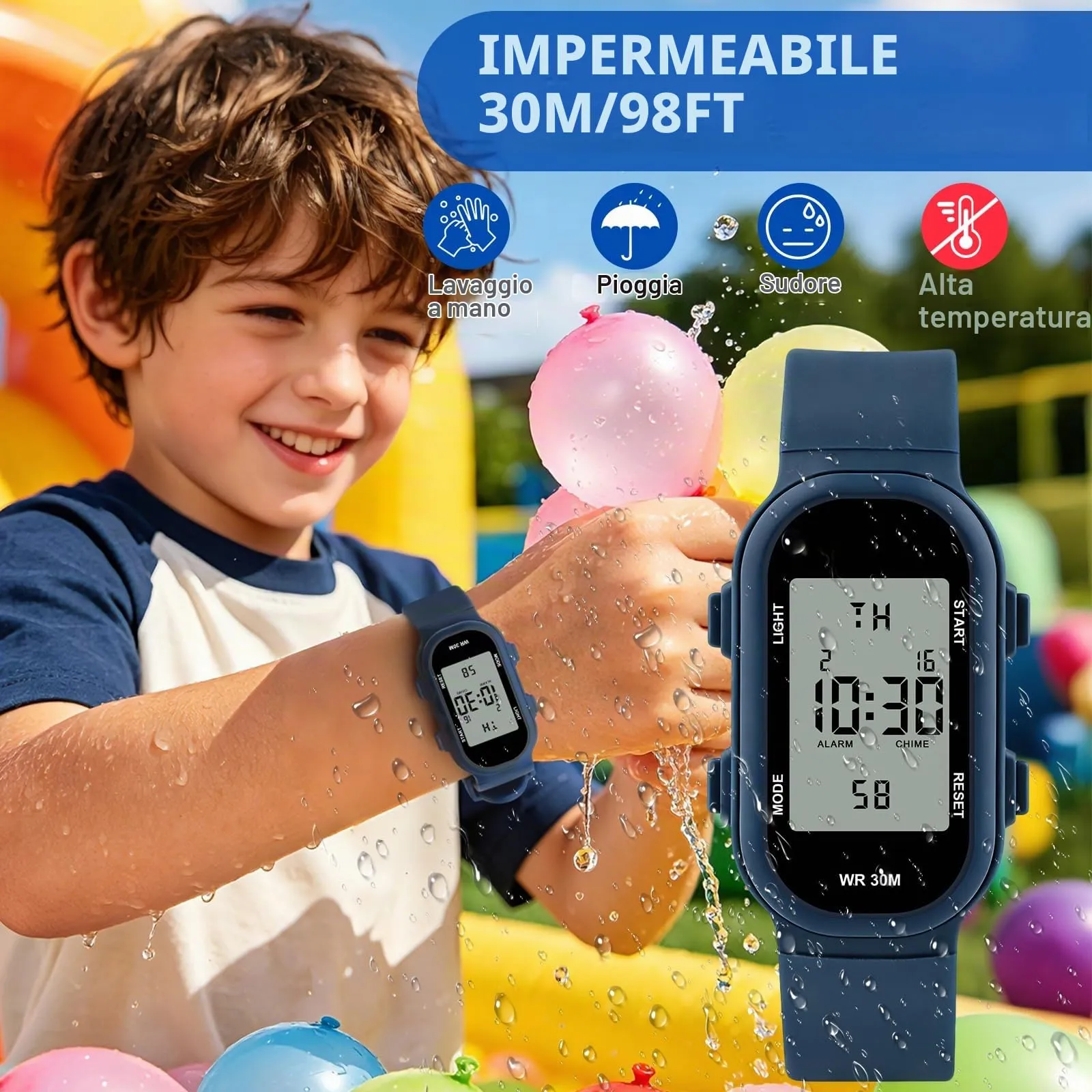 Ayybboo Orologio Digitale per Bambini e Bambine 7-18 Anni - immagine 3