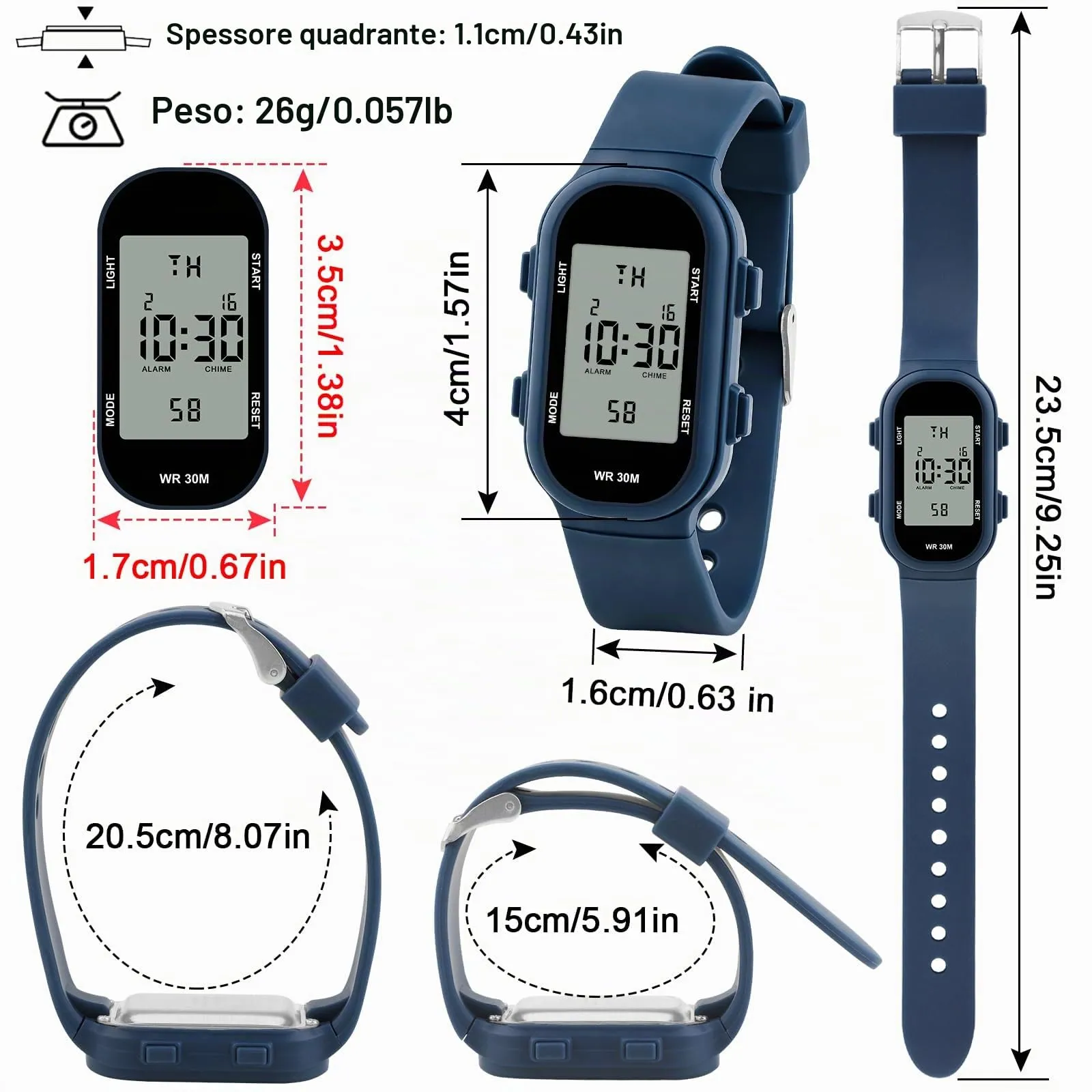 Ayybboo Orologio Digitale per Bambini e Bambine 7-18 Anni - immagine 5