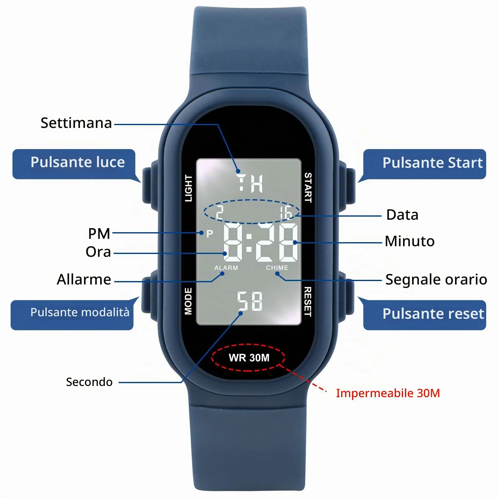 Ayybboo Orologio Digitale per Bambini e Bambine 7-18 Anni - immagine 6