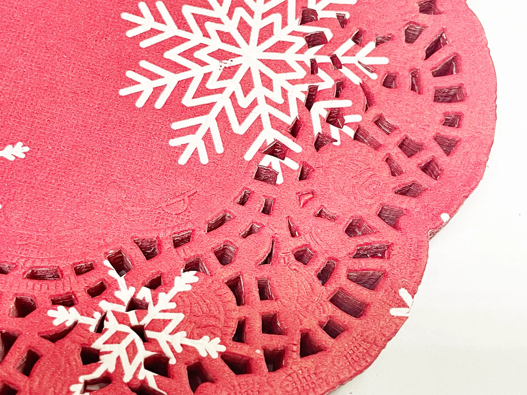 Selecto Bake Centrini di Carta a Pizzo Rosso Natale, 16,5 cm, 100 pezzi - immagine 3