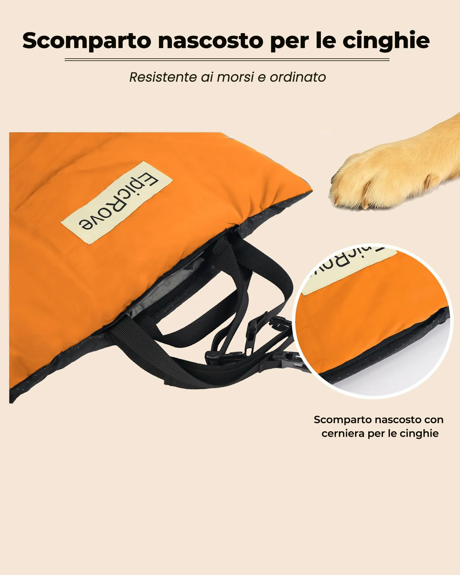 EpicRove Tappetino per Cani Impermeabile e Imbottito, 110 x 68 cm, Antiscivolo e Lavabile - immagine 4